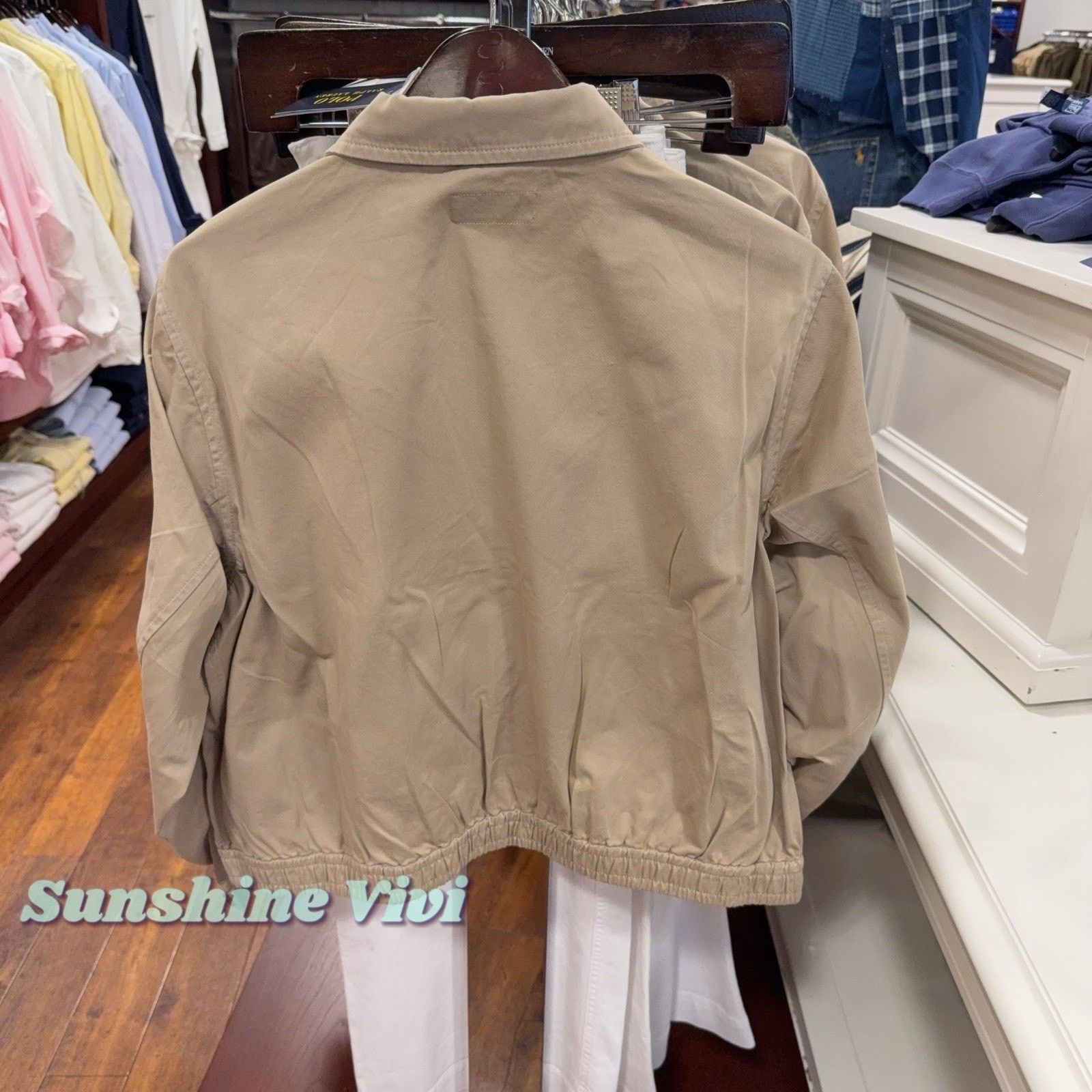 Polo Ralph Lauren NWT Polo Ralph Lauren Women Cotton Twill JACKET Khaki XS Size XS / US 0-2 / IT 36-38 - 5 Thumbnail