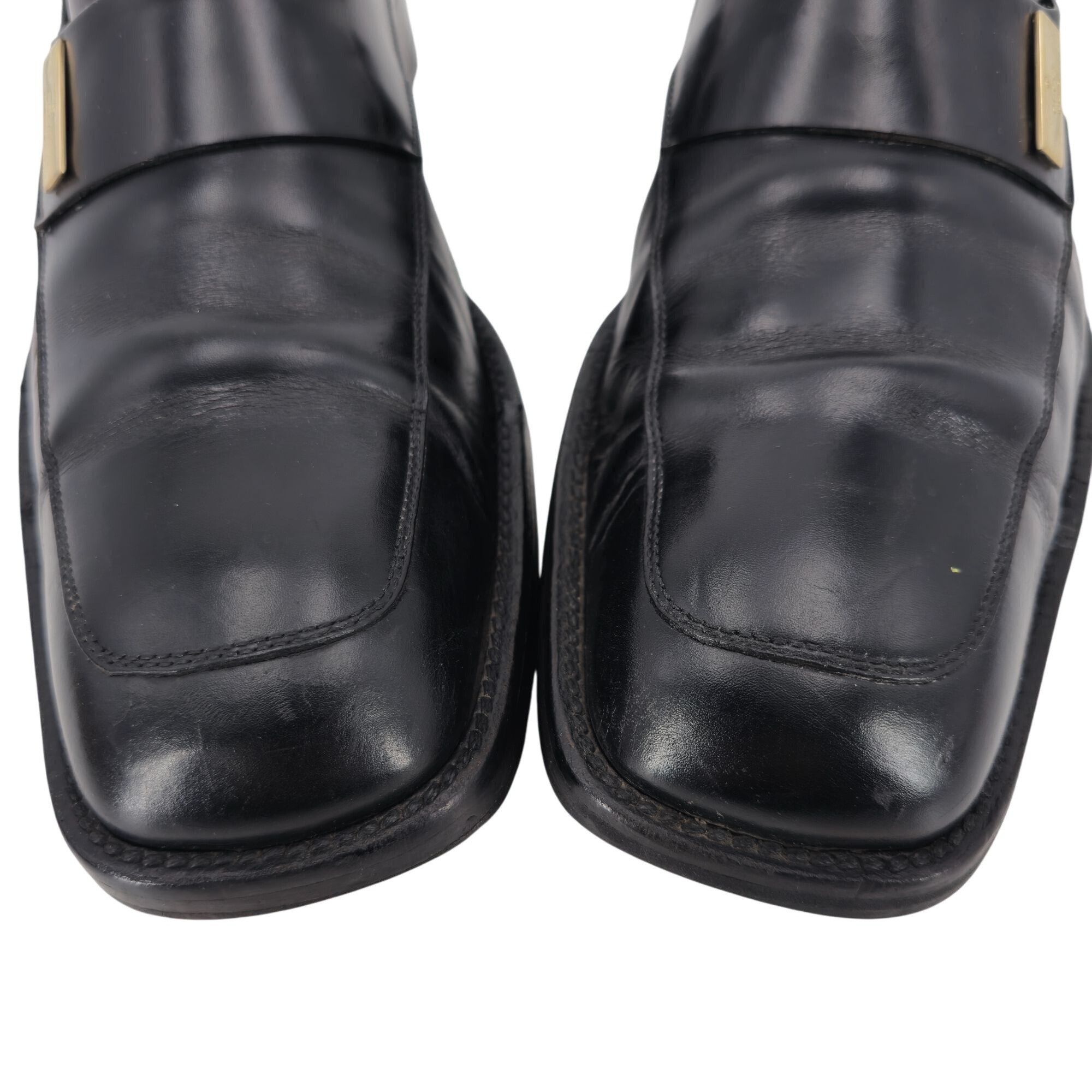 Gucci Gucci Italian Luxury Dress Shoes Men's 10.5 Black Leather Size US 10.5 / EU 43-44 - 8 Thumbnail