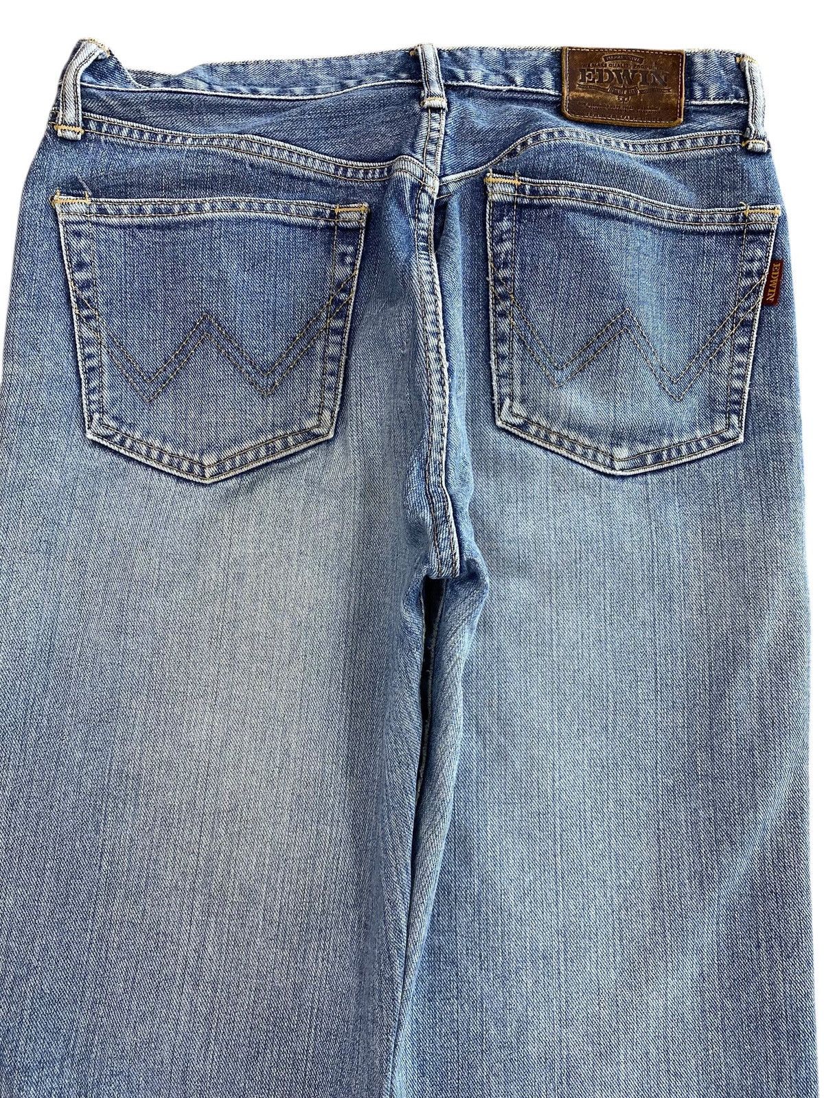 Edwin Edwin Light Wash Straight Leg Style Jeans Size US 31 - 4 Thumbnail