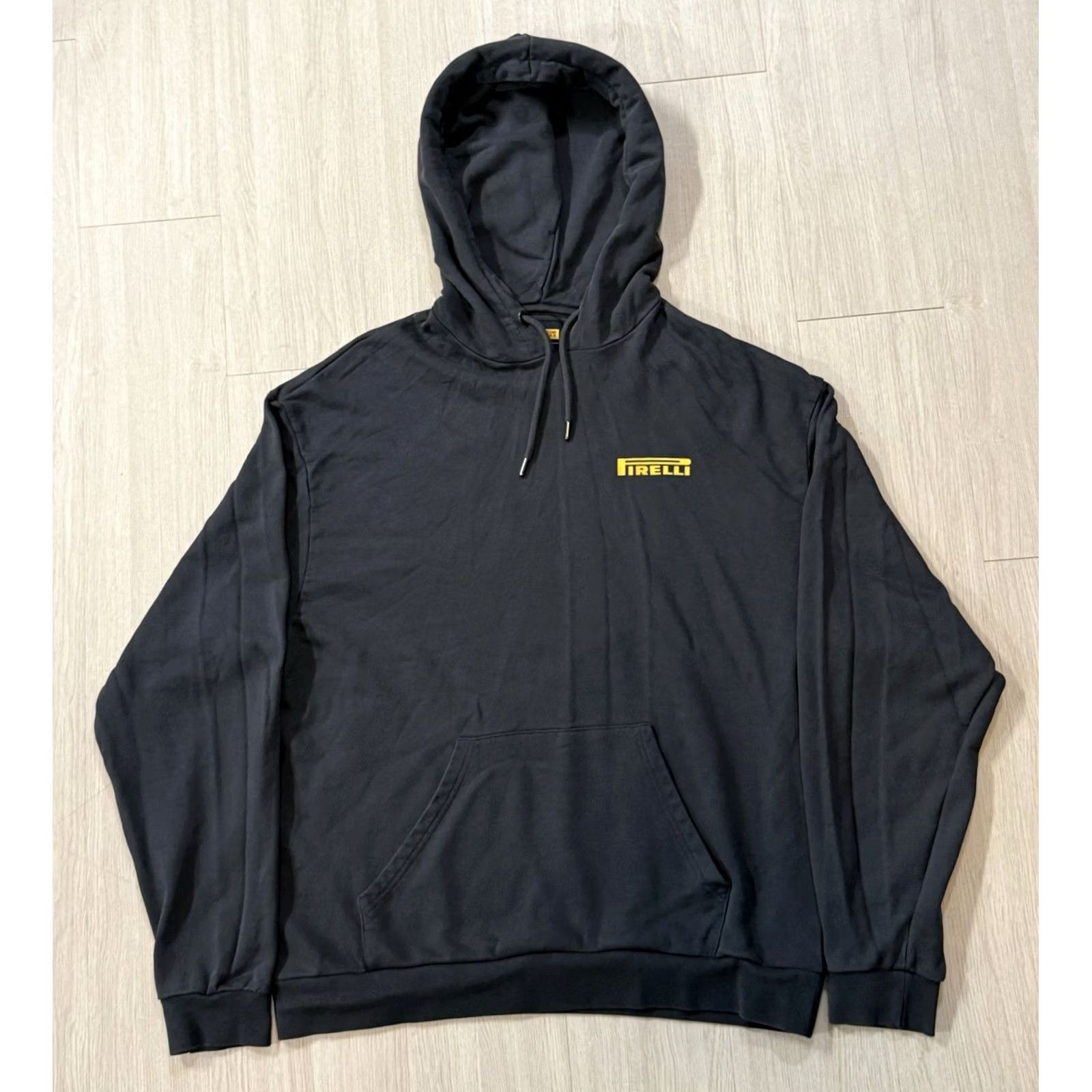 Vintage Pirelli Hooded Sweatshirt Racing Hoodie XL Gray Mens Size US XL / EU 56 / 4 - 2 Thumbnail