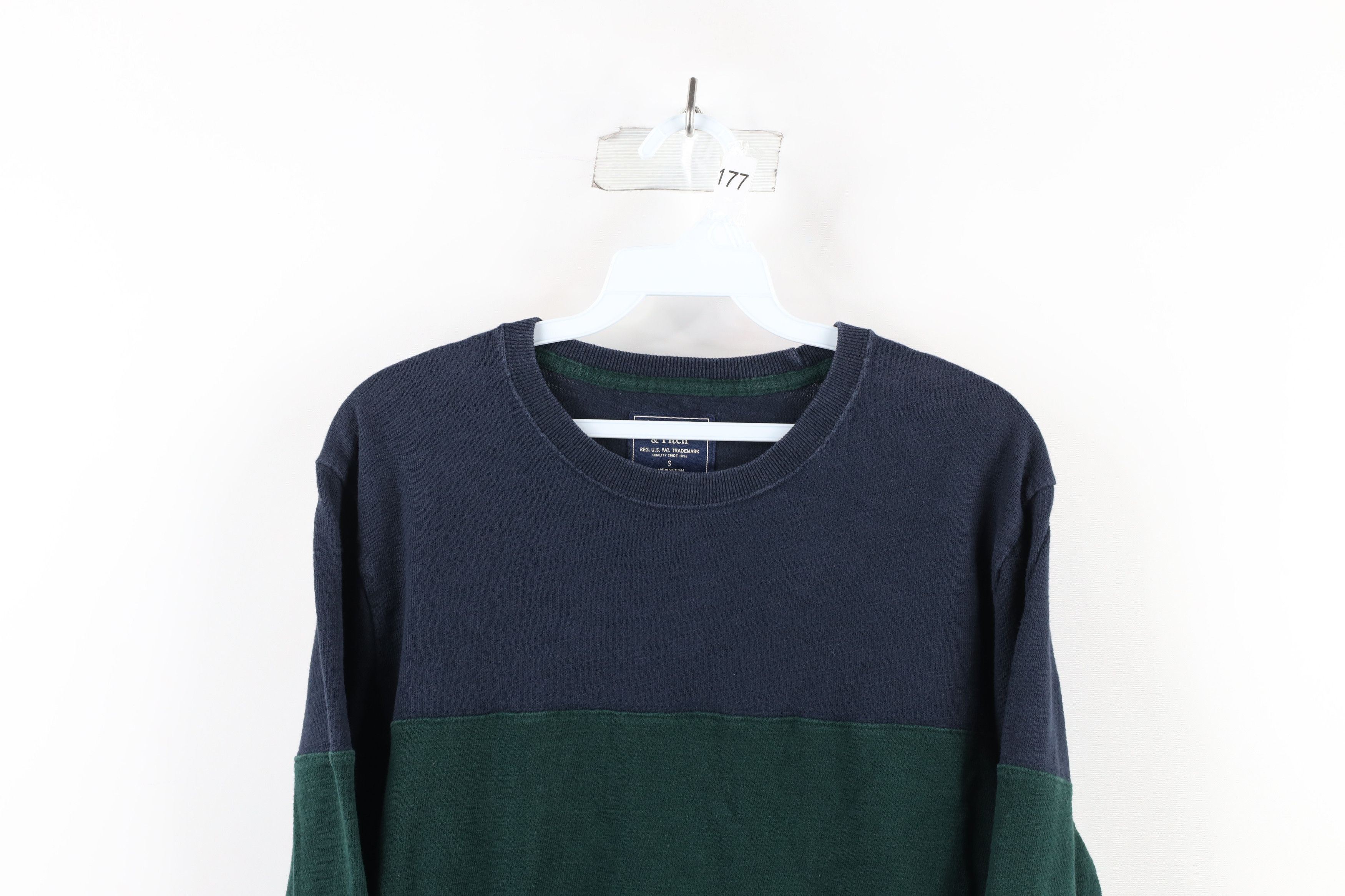Abercrombie & Fitch Vintage Abercrombie & Fitch Block Knit Long Sleeve T-Shirt Size US S / EU 44-46 / 1 - 2 Thumbnail