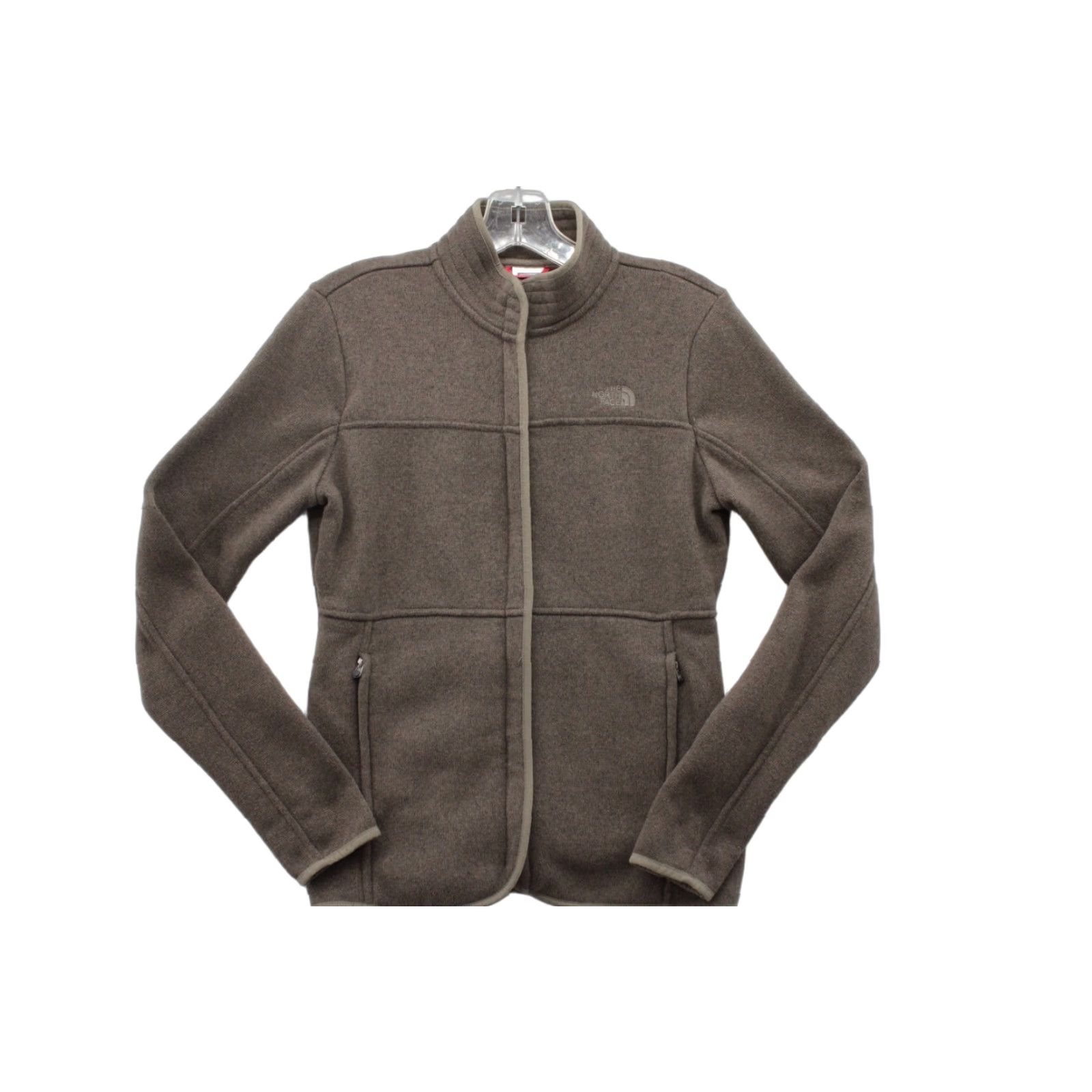 The North Face VINTAGE The North Face Jacket Women Small Brown Full Zip Sherpa Lined Y2K Shirt Size S / US 4 / IT 40 - 1 Thumbnail
