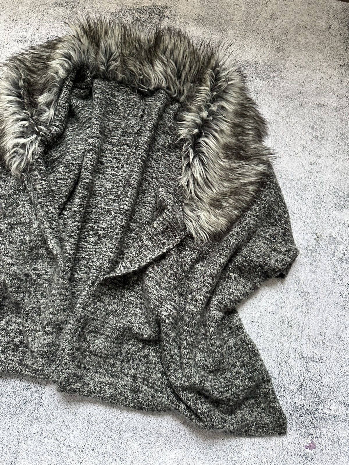 Japanese Brand Faux Fur Cape Archive Stone Style Gray Size L / US 10 / IT 46 - 6 Thumbnail