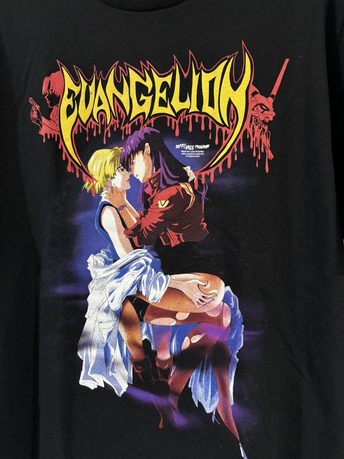 Anime × Vintage EVANGELION SHIRT BOOTLEG INSPIRED BY CRADLE OF FILTH Size US XL / EU 56 / 4 - 2 Thumbnail