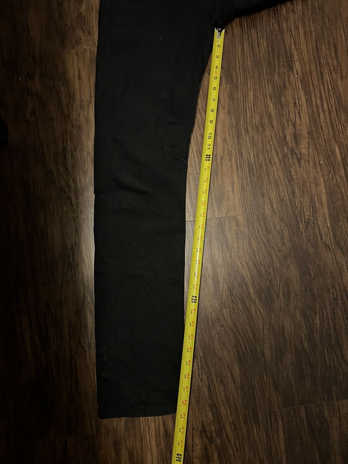 Naked & Famous Naked and Famous Solid Black Selvedge Jeans 30 31 Size US 31 - 10 Thumbnail
