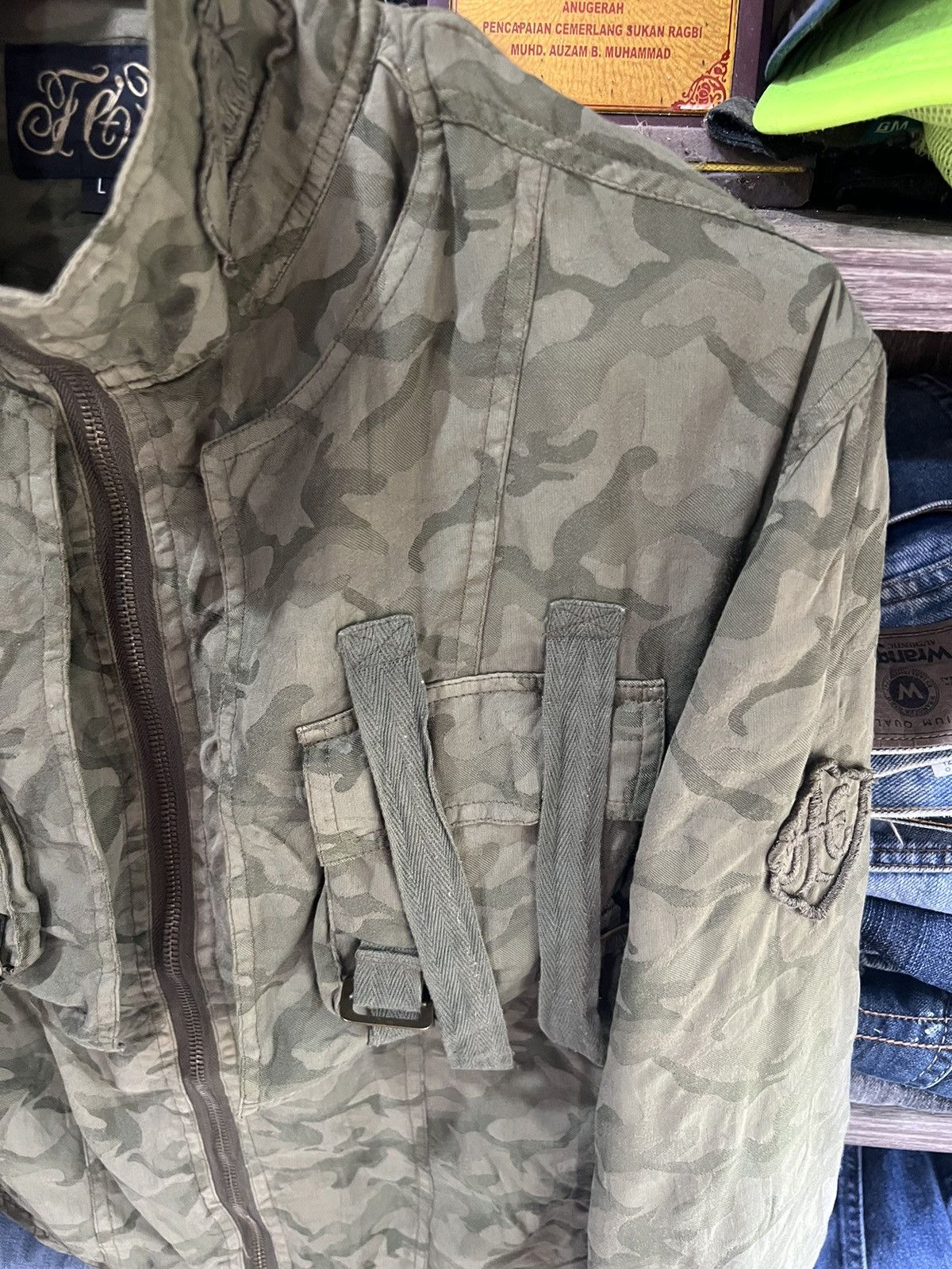 Other 🔥Rare Camo Bondage Zipper Jacket Size US M / EU 48-50 / 2 - 6 Thumbnail