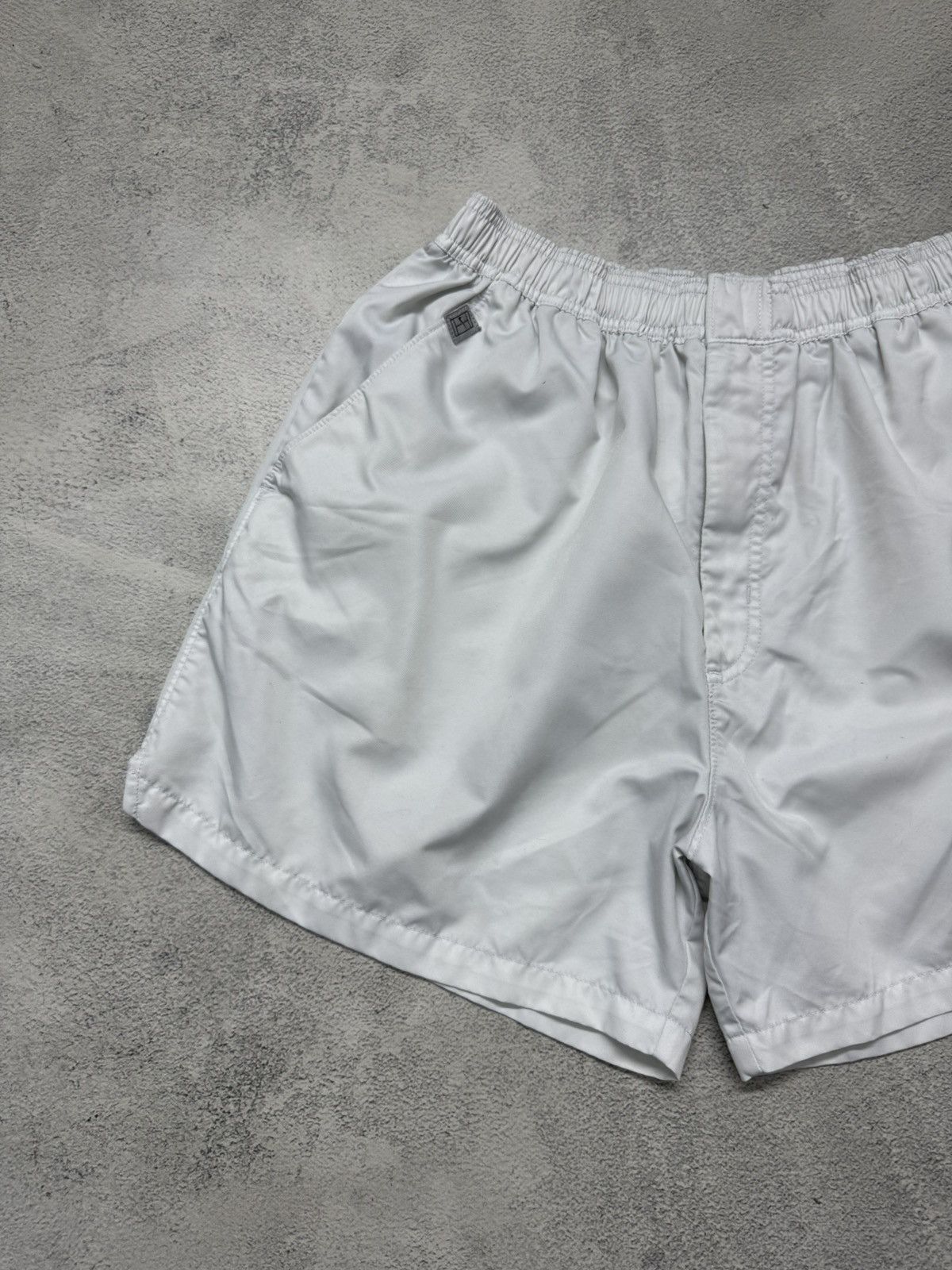 Nike Vintage Y2k Nike Swoosh Nylon Shorts Size US 34 / EU 50 - 6 Thumbnail