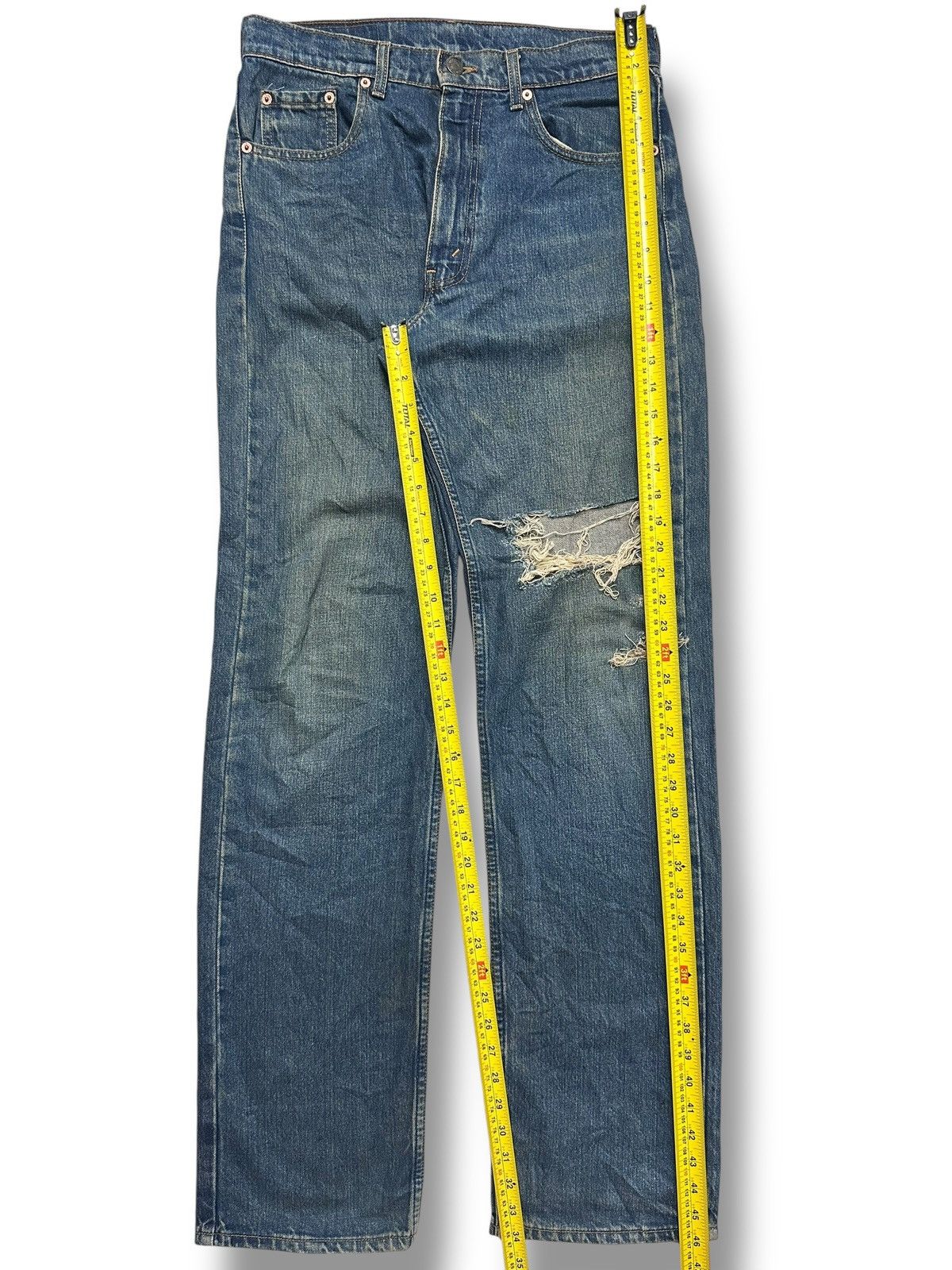 Levi's Levis 512 Straight Cut Distressed With Mudwash & Faded Size US 32 / EU 48 - 14 Thumbnail