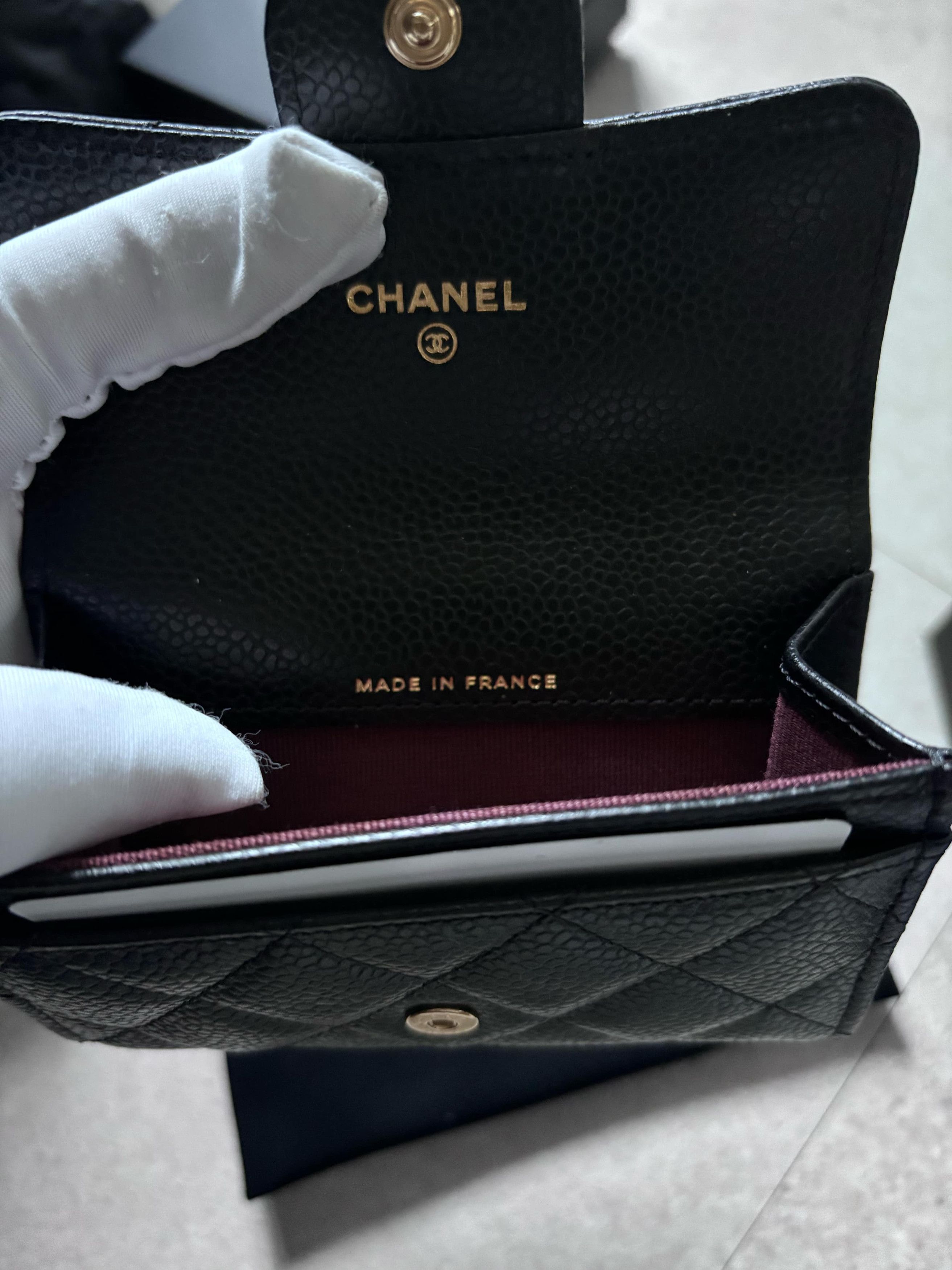 Chanel CHANEL Flap Card Hold Veau Graine/MJP Noir Size ONE SIZE - 7 Thumbnail