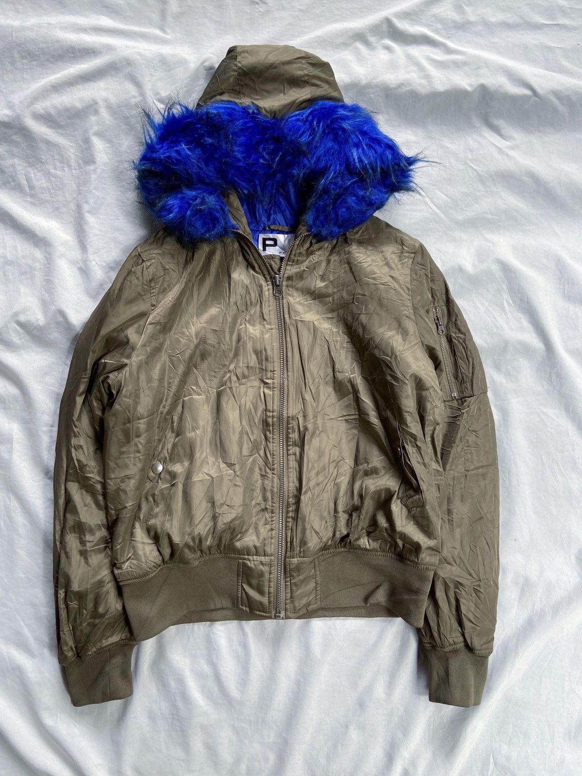 Japanese Brand PREGA FAUX FUR ZIP JACKET Size US S / EU 44-46 / 1 - 1 Thumbnail