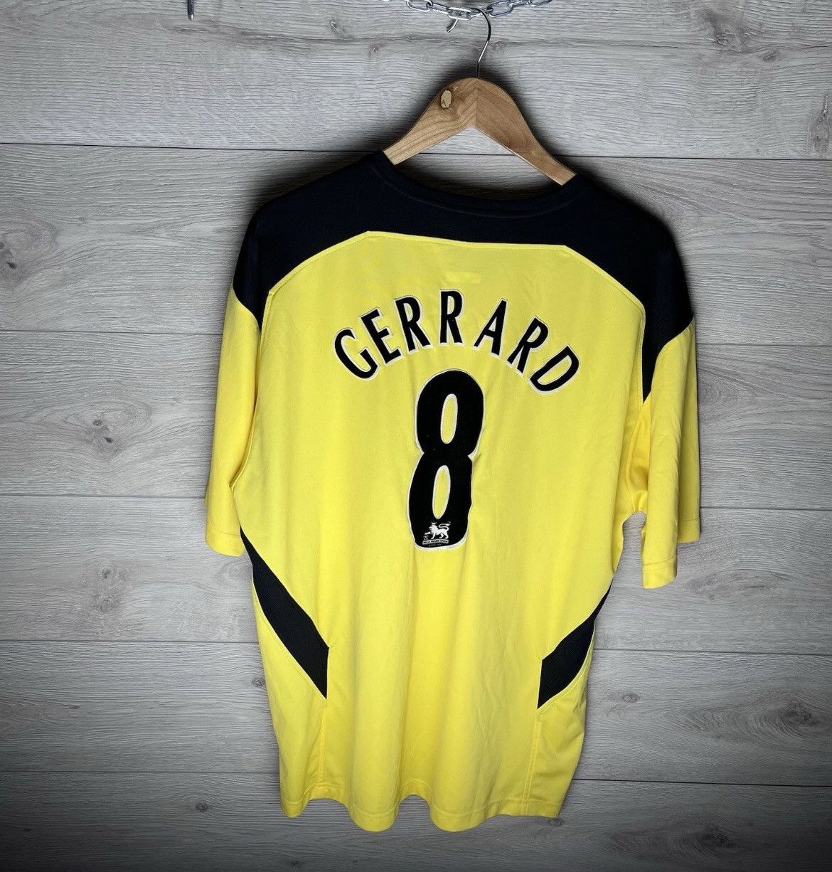 Reebok Vintage soccer jersey FC Liverpool #8 Gerrard Rebook Size US XXL / EU 58 / 5 - 1 Thumbnail