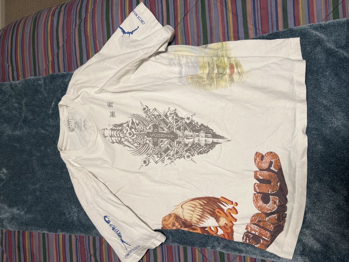 Travis Scott Travis Scott Circus Maximus Utopia Tour Shirt WHITE Size US XXL / EU 58 / 5 - 2 Thumbnail