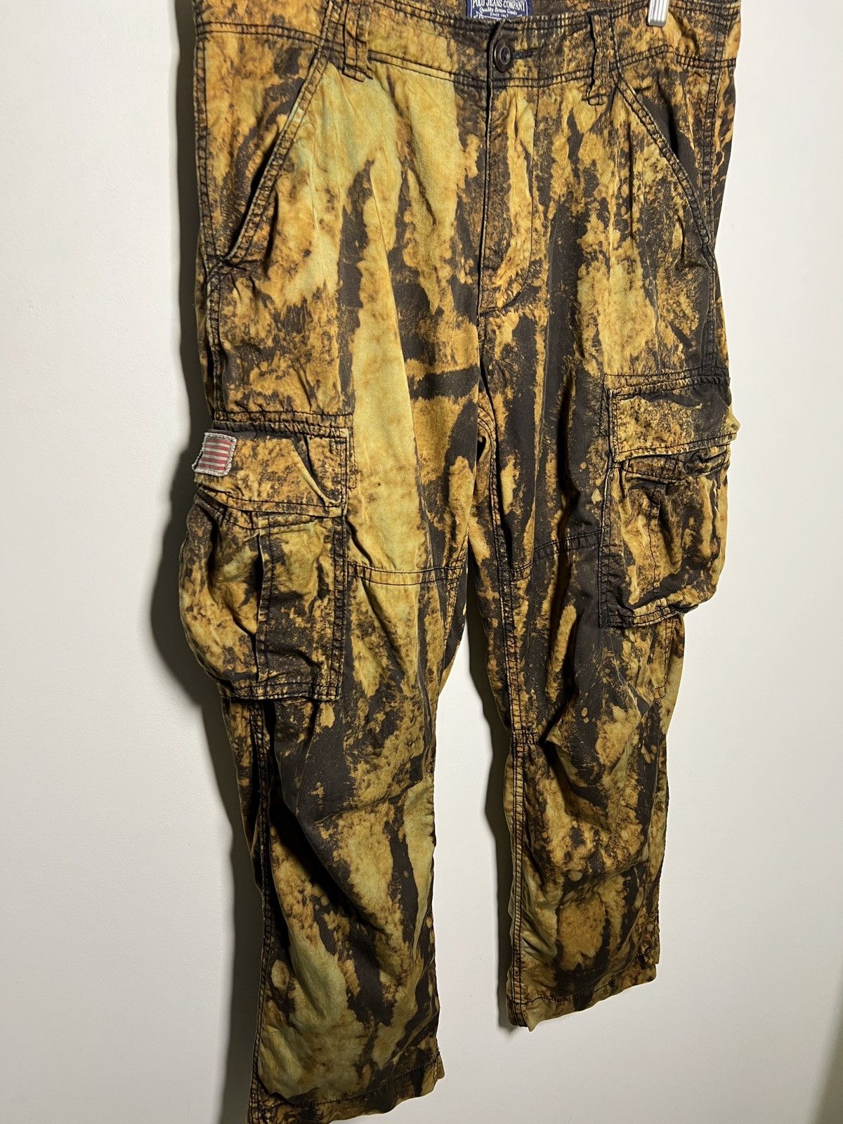 Polo Ralph Lauren ralph lauren tie dye cargo multipocket army pants Size US 32 / EU 48 - 5 Thumbnail