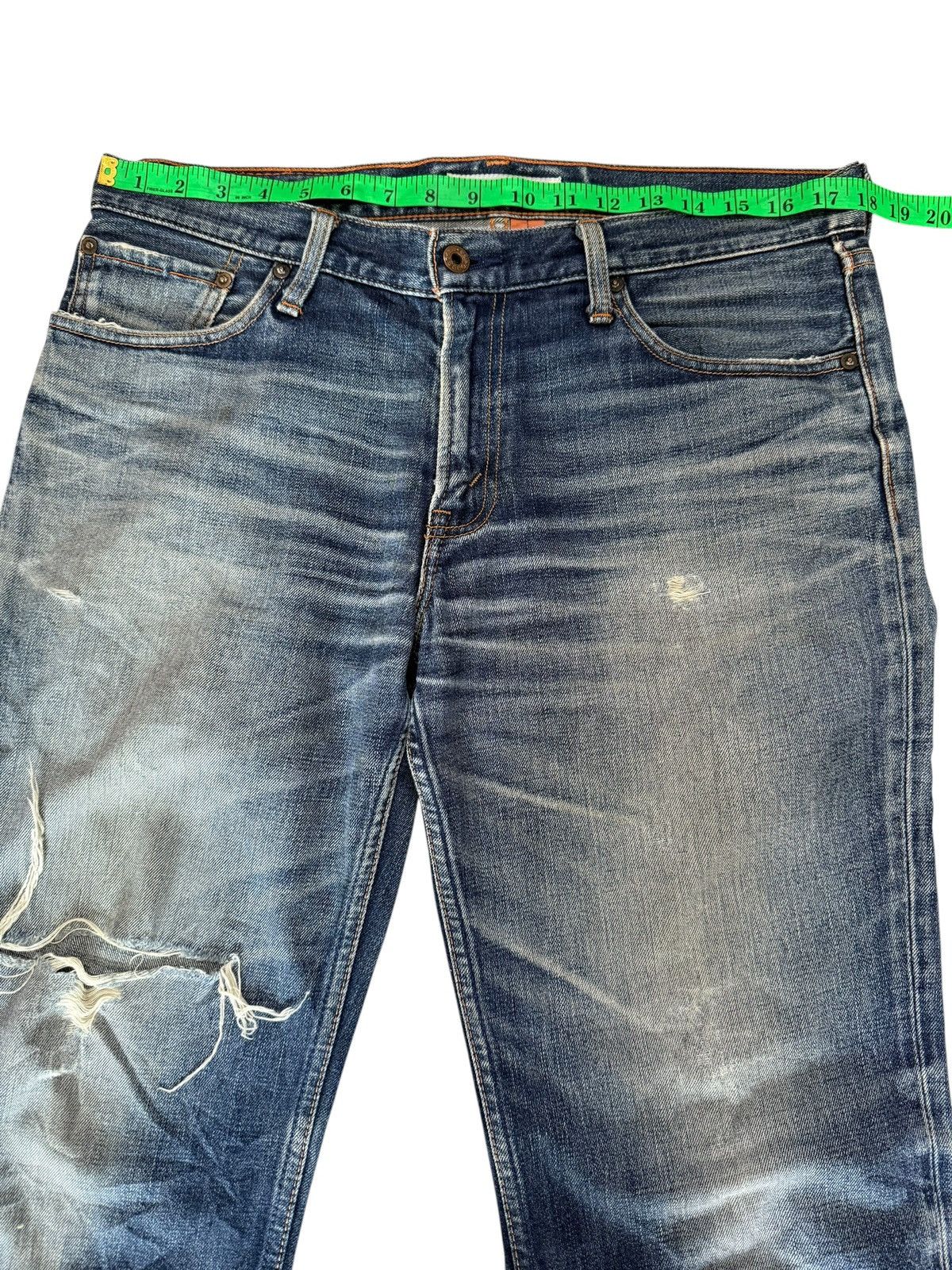 Levi's Vintage Clothing Vintage Levi’s Lot 502 Distressed Nice Design Denim Jeans Size US 32 / EU 48 - 11 Thumbnail