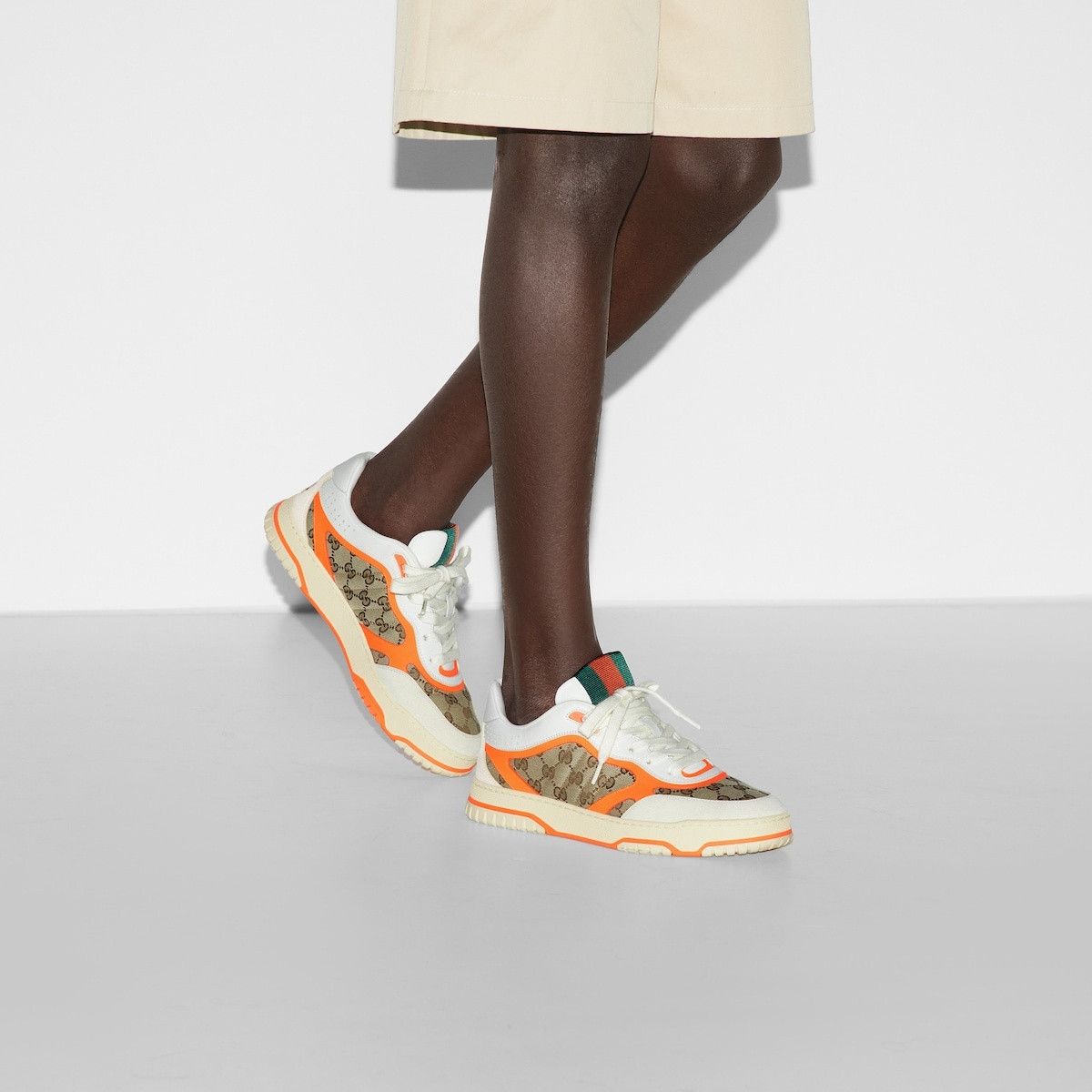 Gucci o1s1wg110625 Re-Web Sneakers in Multicolor Size US 9.5 / EU 42-43 - 3 Thumbnail