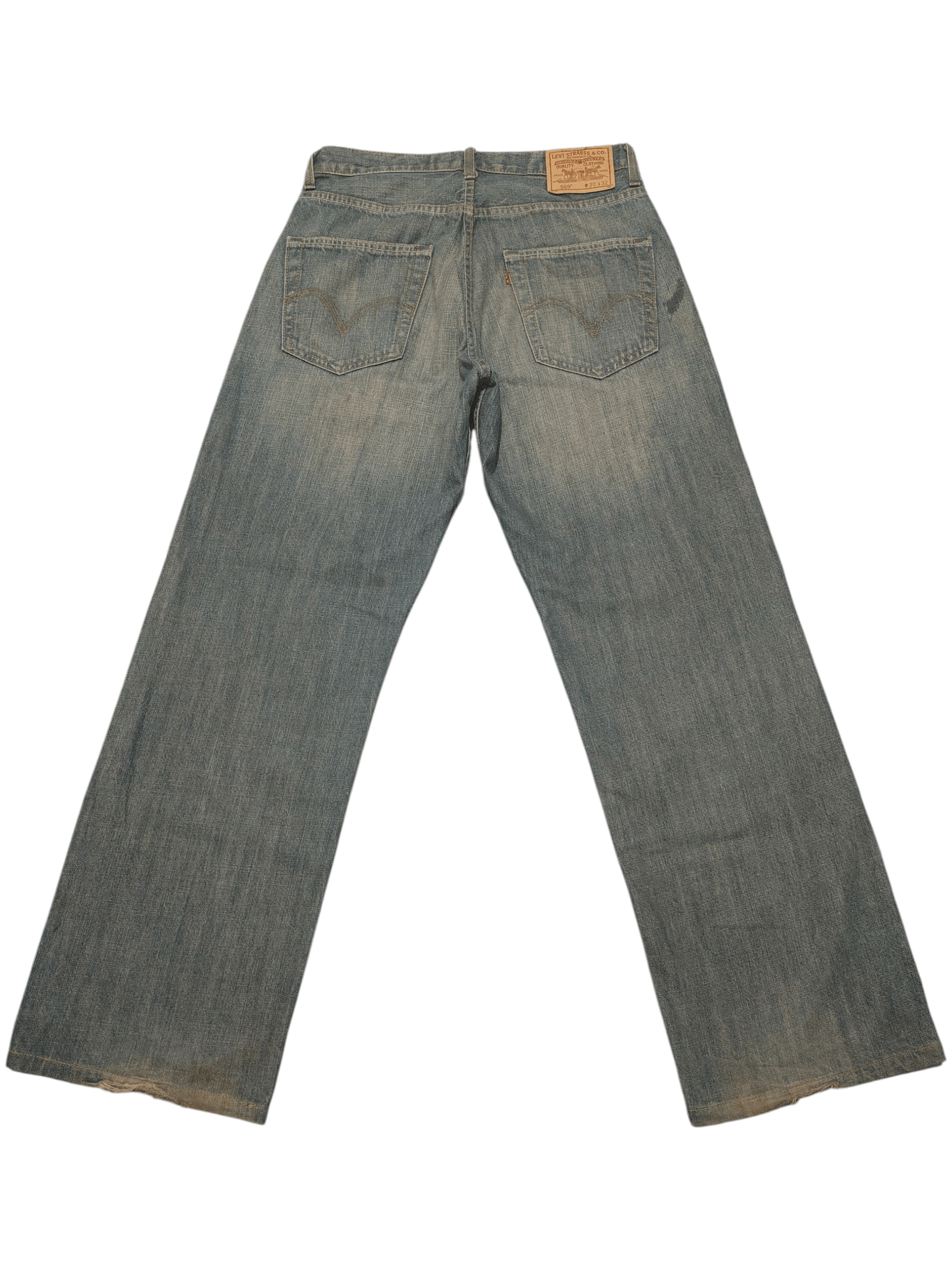 Levi's Japanese Levi's Loose Straight Distressed Denim Size US 30 / EU 46 - 2 Thumbnail