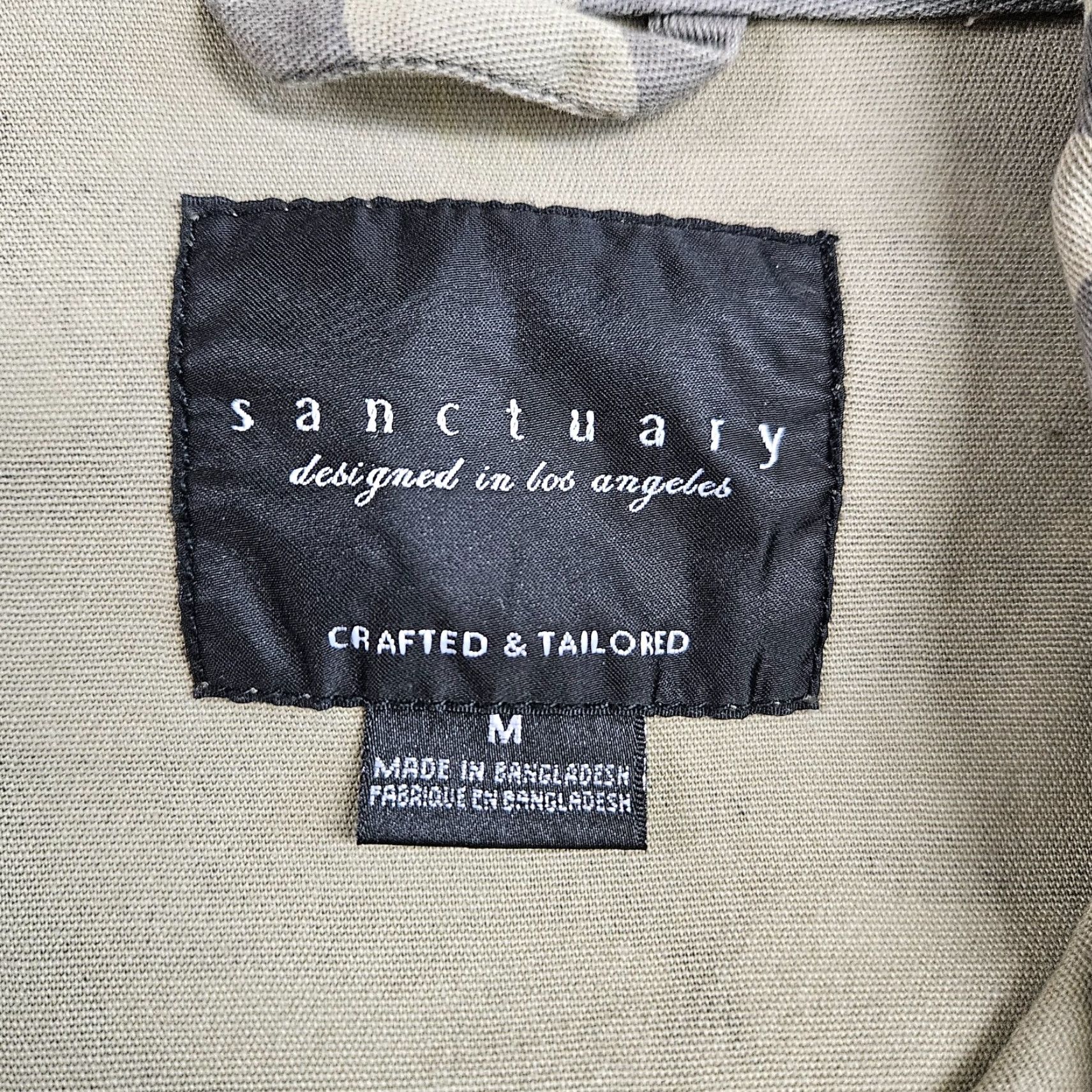Sanctuary Sanctuary Shirt Womens Shacket M Green Camouflage Button-Front Long Sleeve Size M / US 6-8 / IT 42-44 - 6 Thumbnail