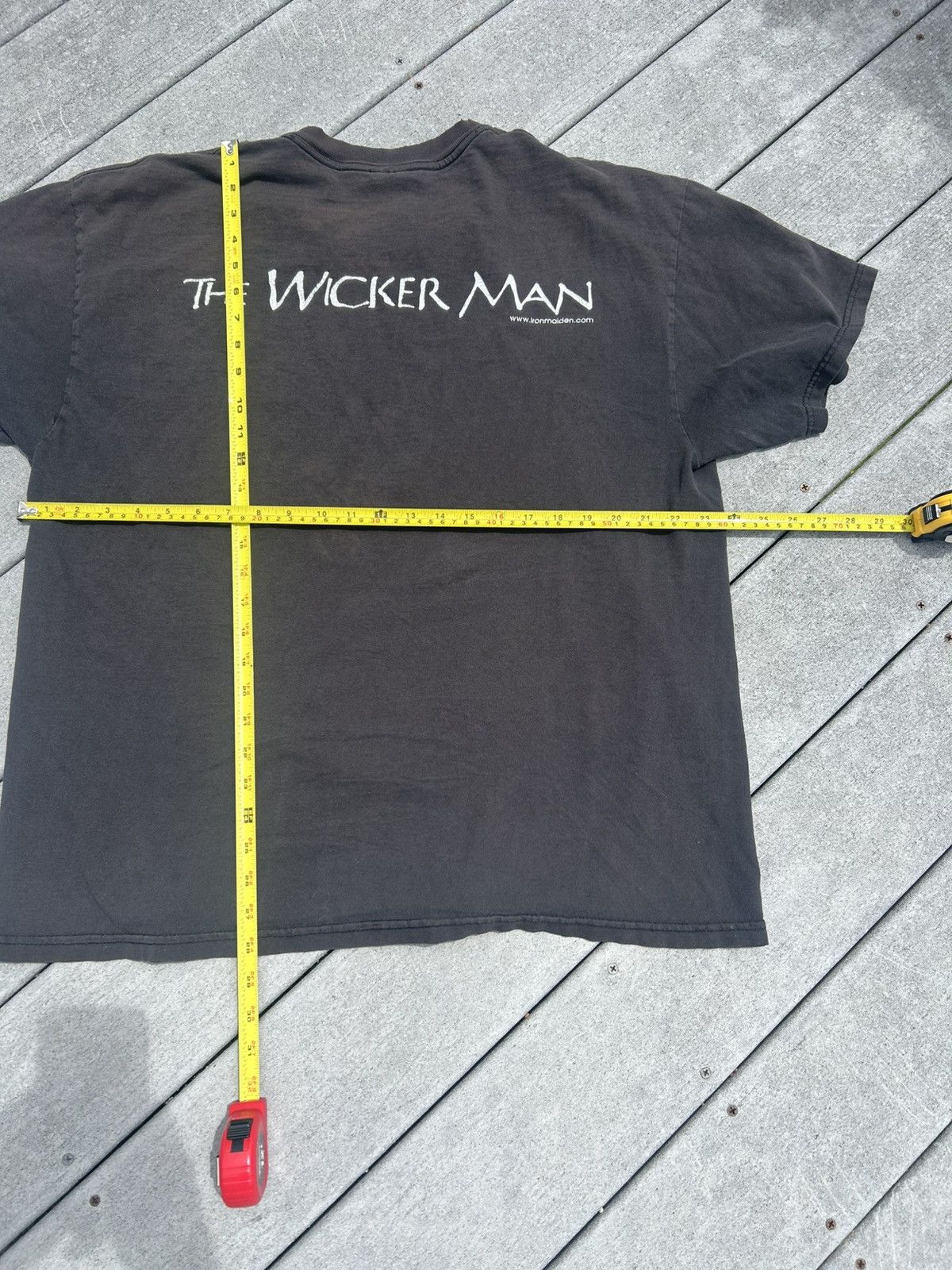 Iron Maiden × Vintage Vintage Iron Maiden Shirt Size US XL / EU 56 / 4 - 3 Thumbnail