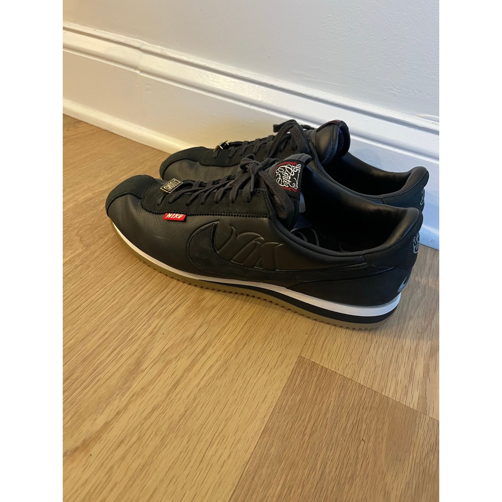 Nike Nike Cortez Mister Cartoon BlackLA tattoo US size 12 EUC Size US 12 / EU 45 - 1 Thumbnail
