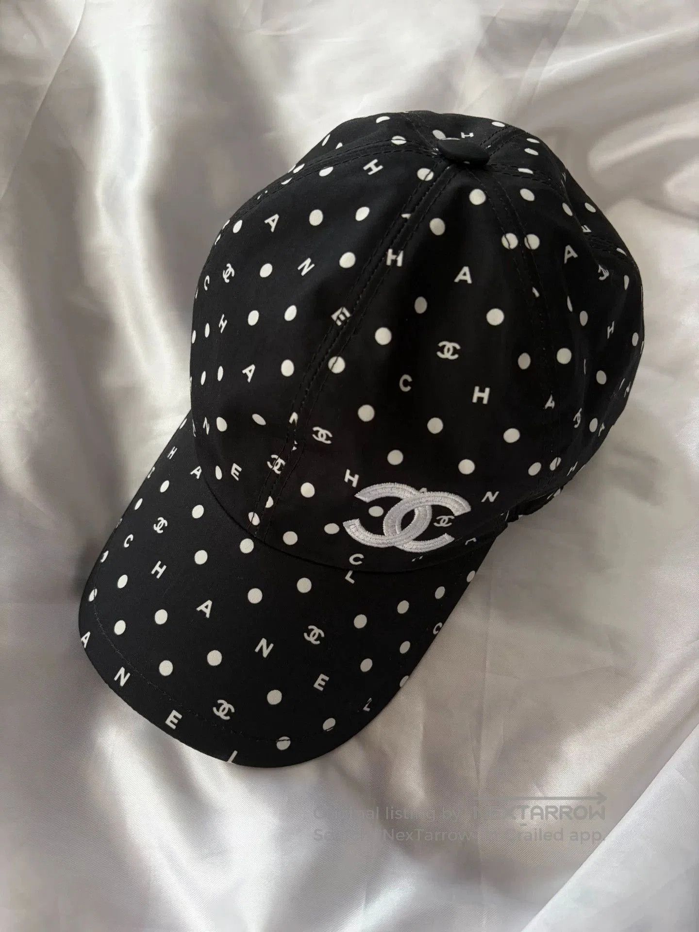 Chanel Chanel 24P Polka Dot Logo Baseball Cap. Size ONE SIZE - 1 Thumbnail