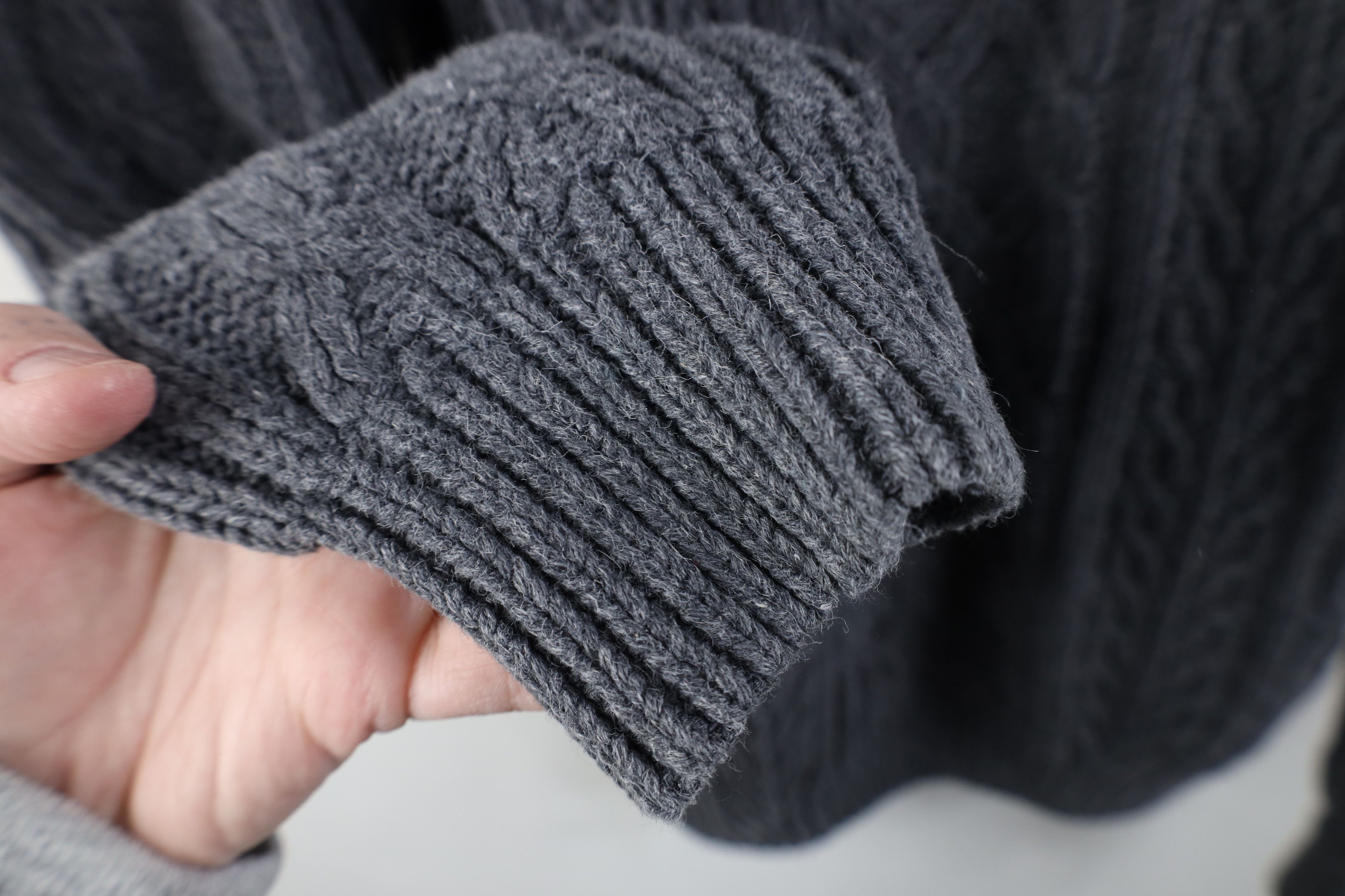Vintage Vintage 90s Streetwear Fisherman Chunky Cable Knit Sweater Size US L / EU 52-54 / 3 - 6 Thumbnail