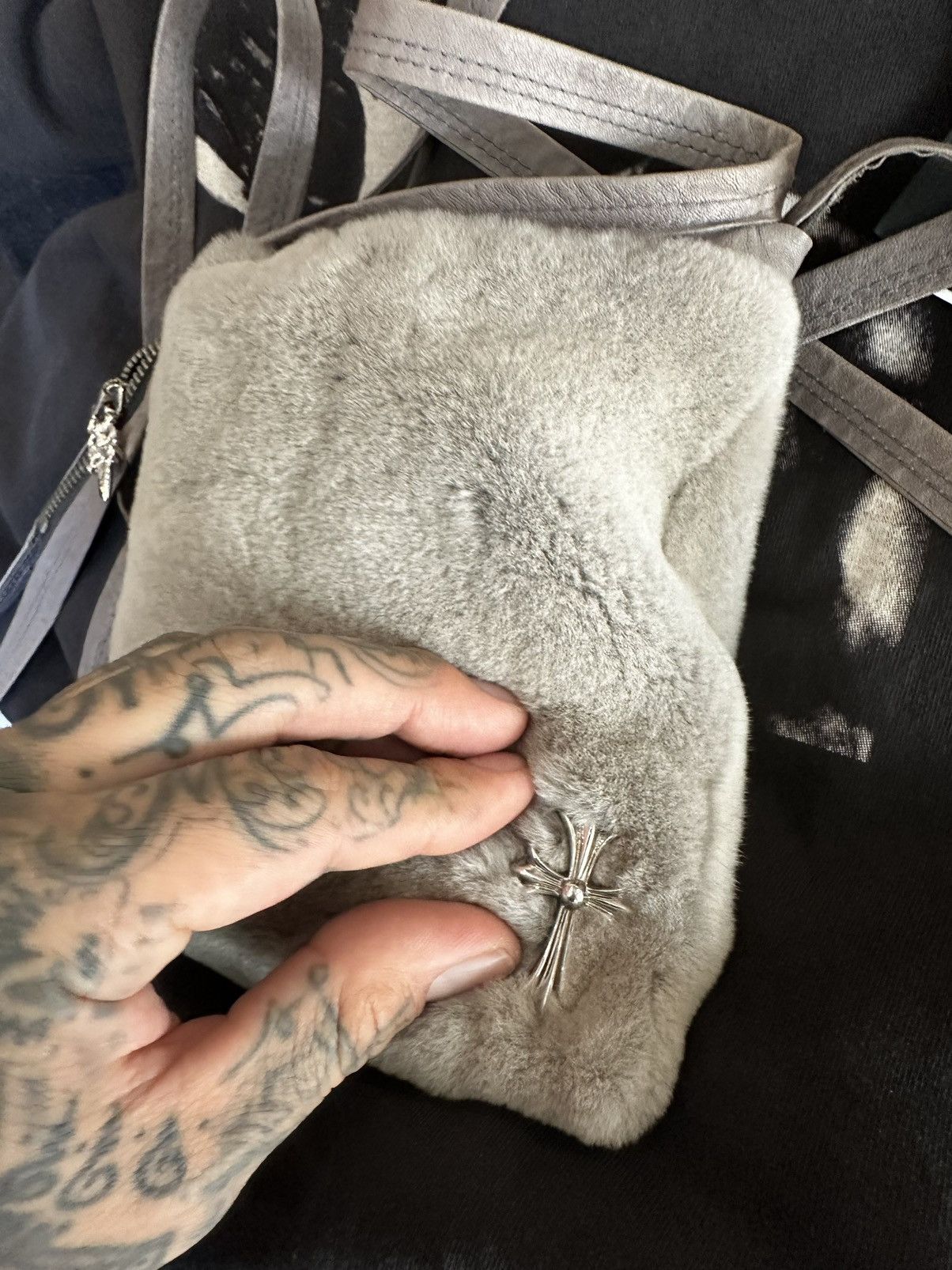Chrome Hearts × Rick Owens 1/1 CHROME HEARTS x RICK OWENS * MINK * FUR BAG !! Size ONE SIZE - 16 Thumbnail