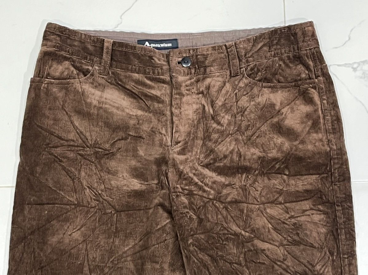 Aquascutum Aquascutum Japan Corduroy Trousers Brown Classic Pants Size US 30 / EU 46 - 6 Thumbnail