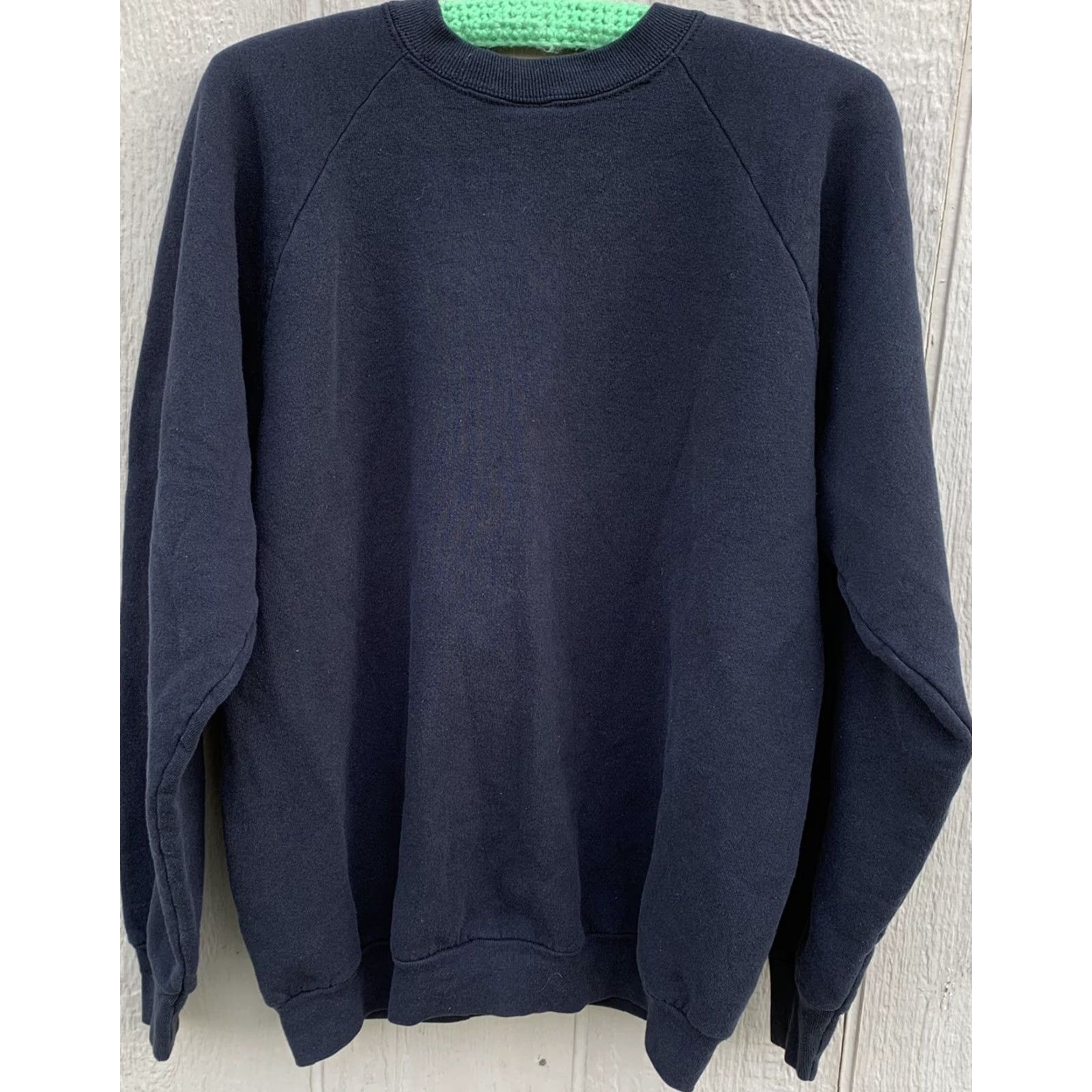 Fruit Of The Loom VINTAGE Fruit of the Loom Sweatshirt Raglan Black Cat Graphic Print Crew Neck XL Mens Size US XL / EU 56 / 4 - 3 Thumbnail