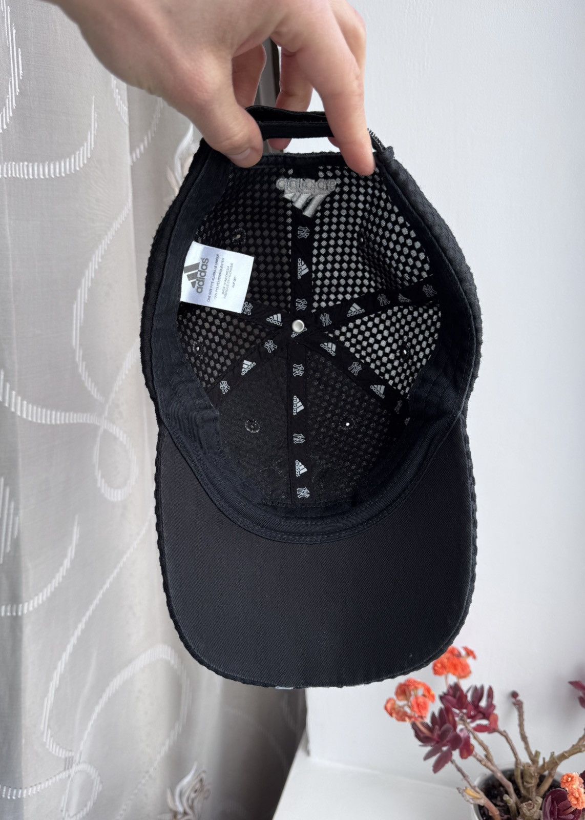 Adidas Vintage Adidas New York Yankees Cap Black Mesh Rare Hat NY Size ONE SIZE - 10 Thumbnail