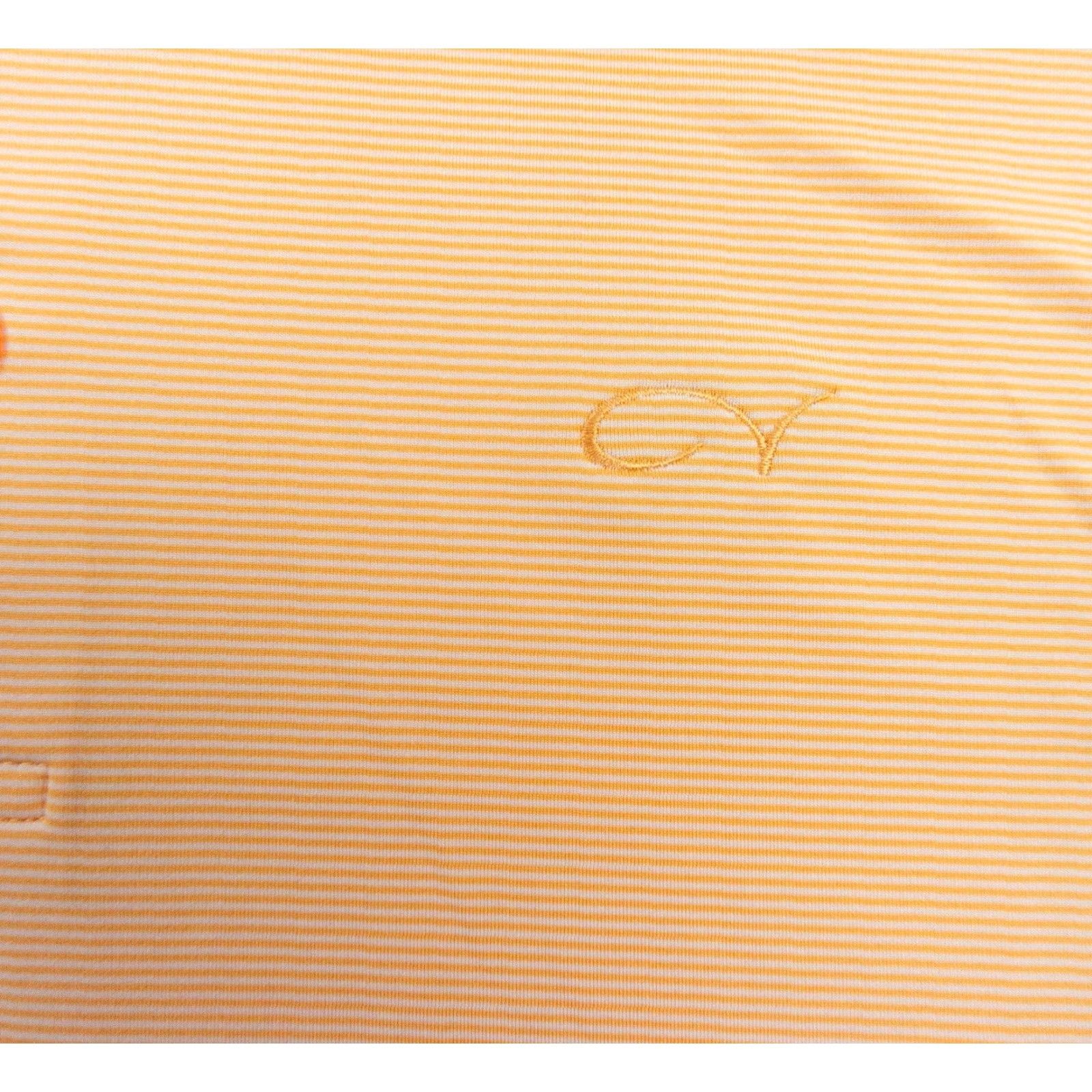Peter Millar Peter Millar Polo Shirt Mens Large Orange Summer Comfort Striped Stretch Golf Size US L / EU 52-54 / 3 - 3 Thumbnail