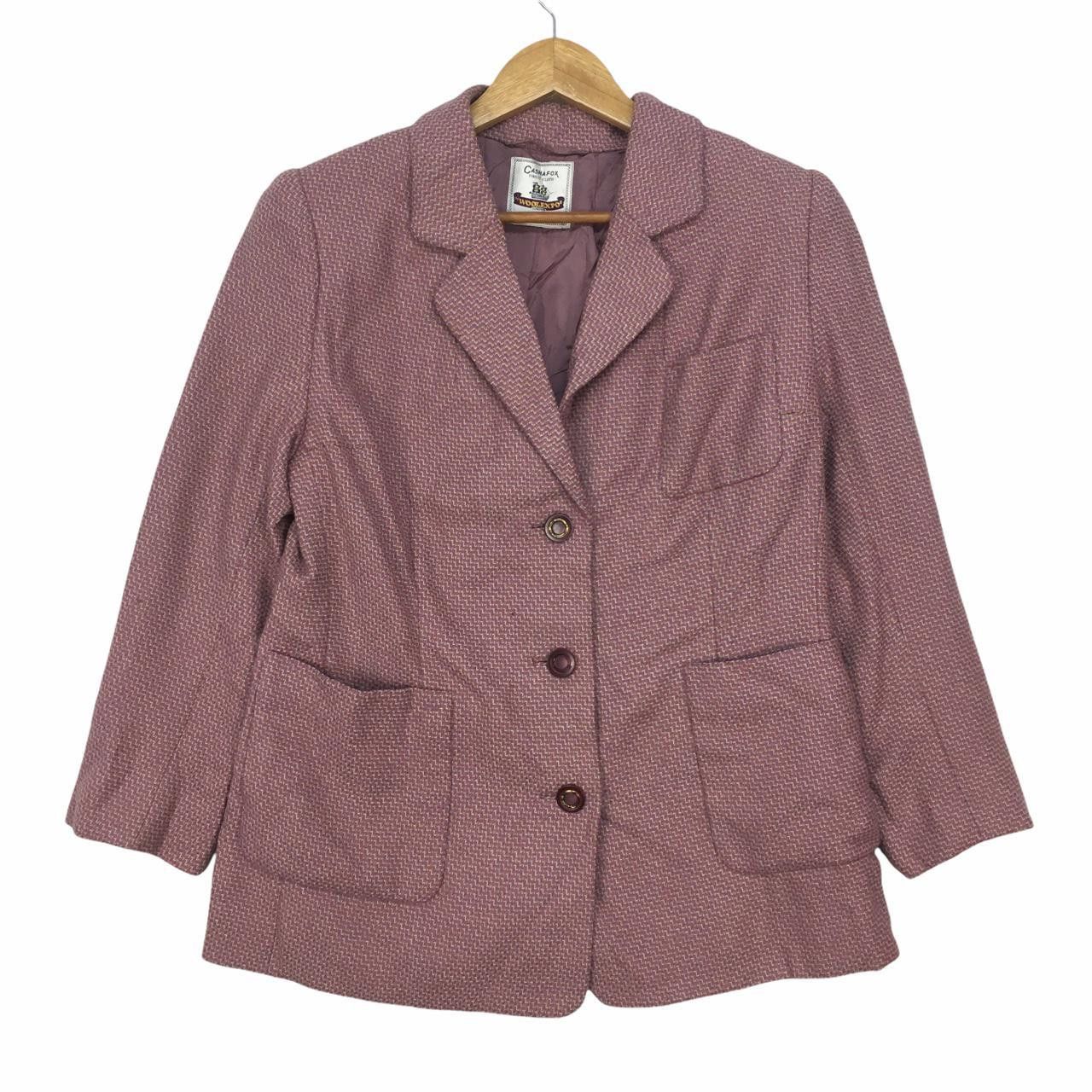 Vintage Vtg CASHAFOX Woolexpo London Coat Jacket Blazer Size US M / EU 48-50 / 2 - 1 Thumbnail