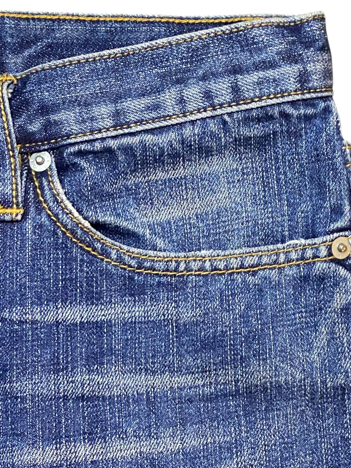 Xlarge Vintage X Large Selvedge Distressed Whisker Loose Jeans Size US 32 / EU 48 - 11 Thumbnail