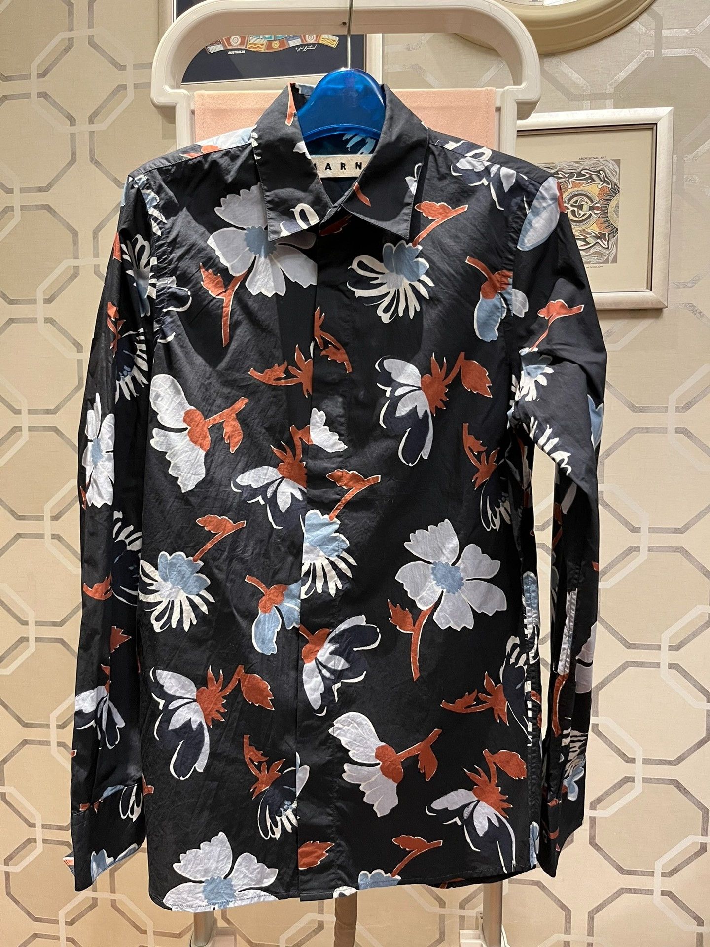 Marni Marni Floral Print Shirt Size 46 Size US S / EU 44-46 / 1 - 1 Thumbnail