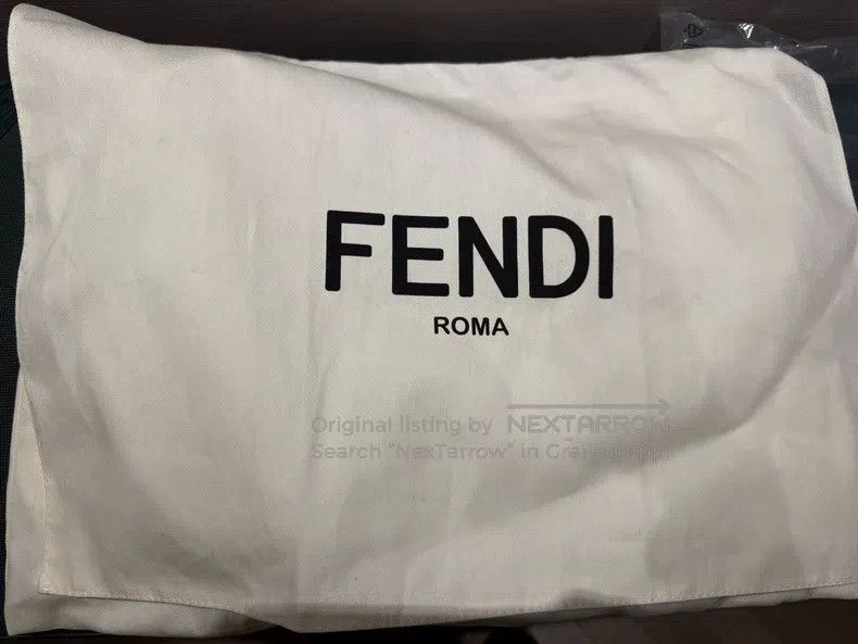 Fendi Fendi size 170*45 cm Green floral cashmere scarf, 100% cash Size ONE SIZE - 6 Thumbnail