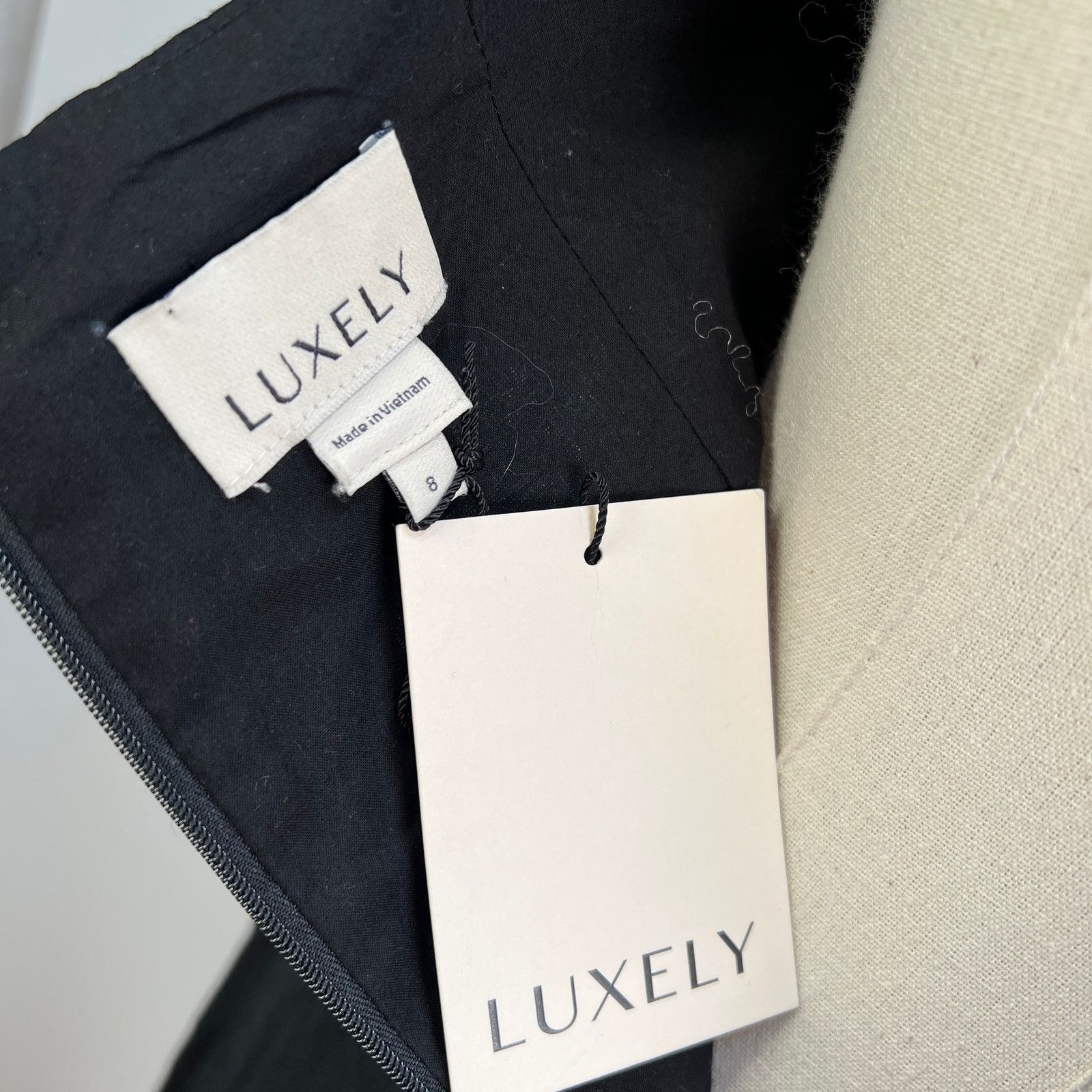 Other Luxley Black Huxely Linen Midi Dress Size M / US 6-8 / IT 42-44 - 4 Thumbnail