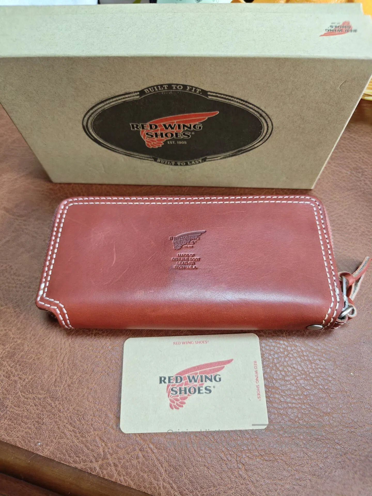 Red Wing Red Wing American-Made Leather Wallet. Size ONE SIZE - 1 Thumbnail