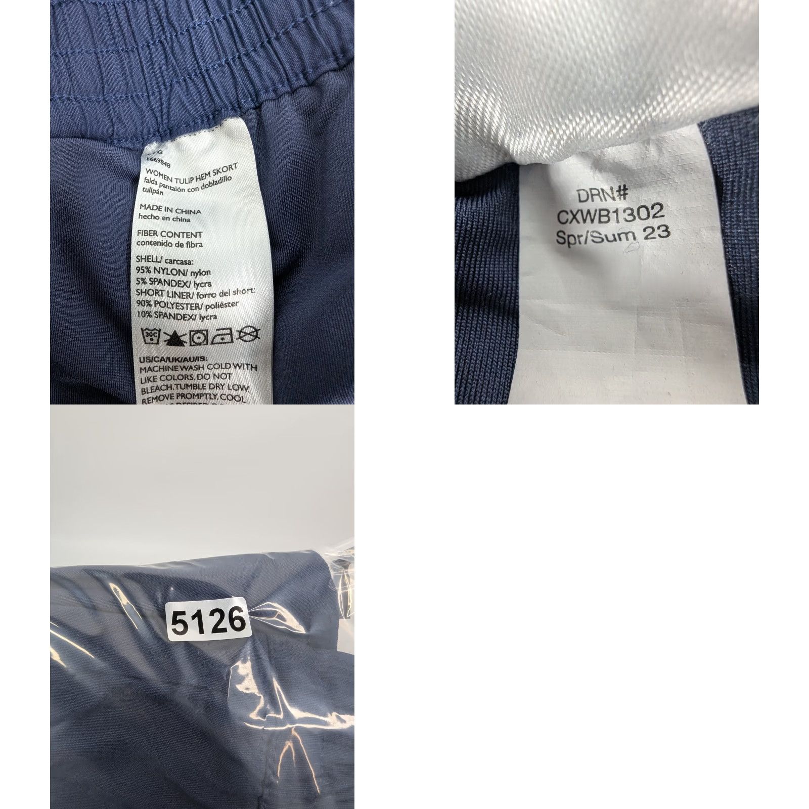 Eddie Bauer Eddie Bauer Skirt Womens L Tulip Hem Hiking Cargo Navy Brown Short Athletic Size 36" / US 14 / IT 50 - 8 Thumbnail