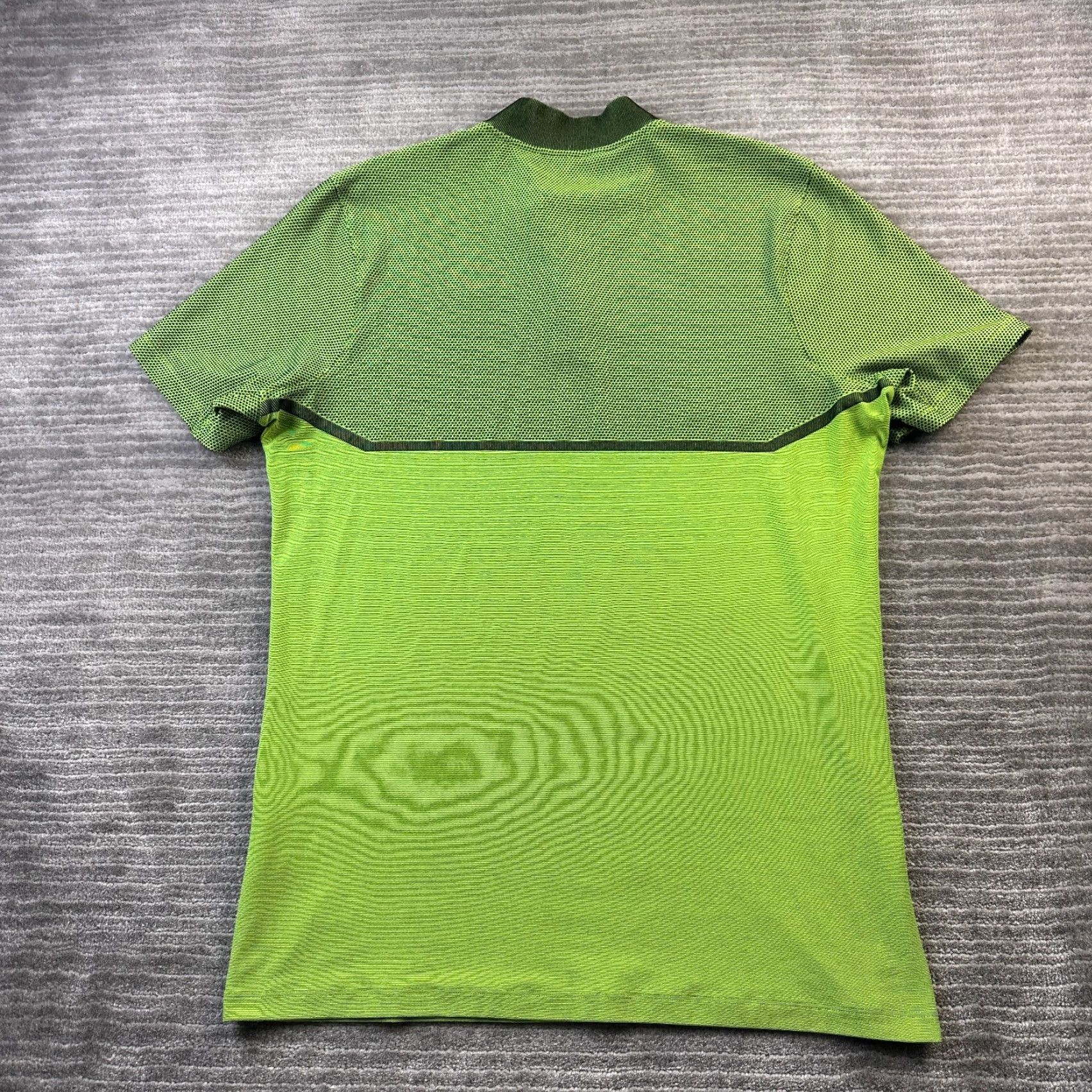 Nike Nike Polo Shirt Mens M Green Regular Fit Dri-Fit Knit Short Sleeve Band Collar Swing Momentum Fly Shield Size US M / EU 48-50 / 2 - 2 Thumbnail