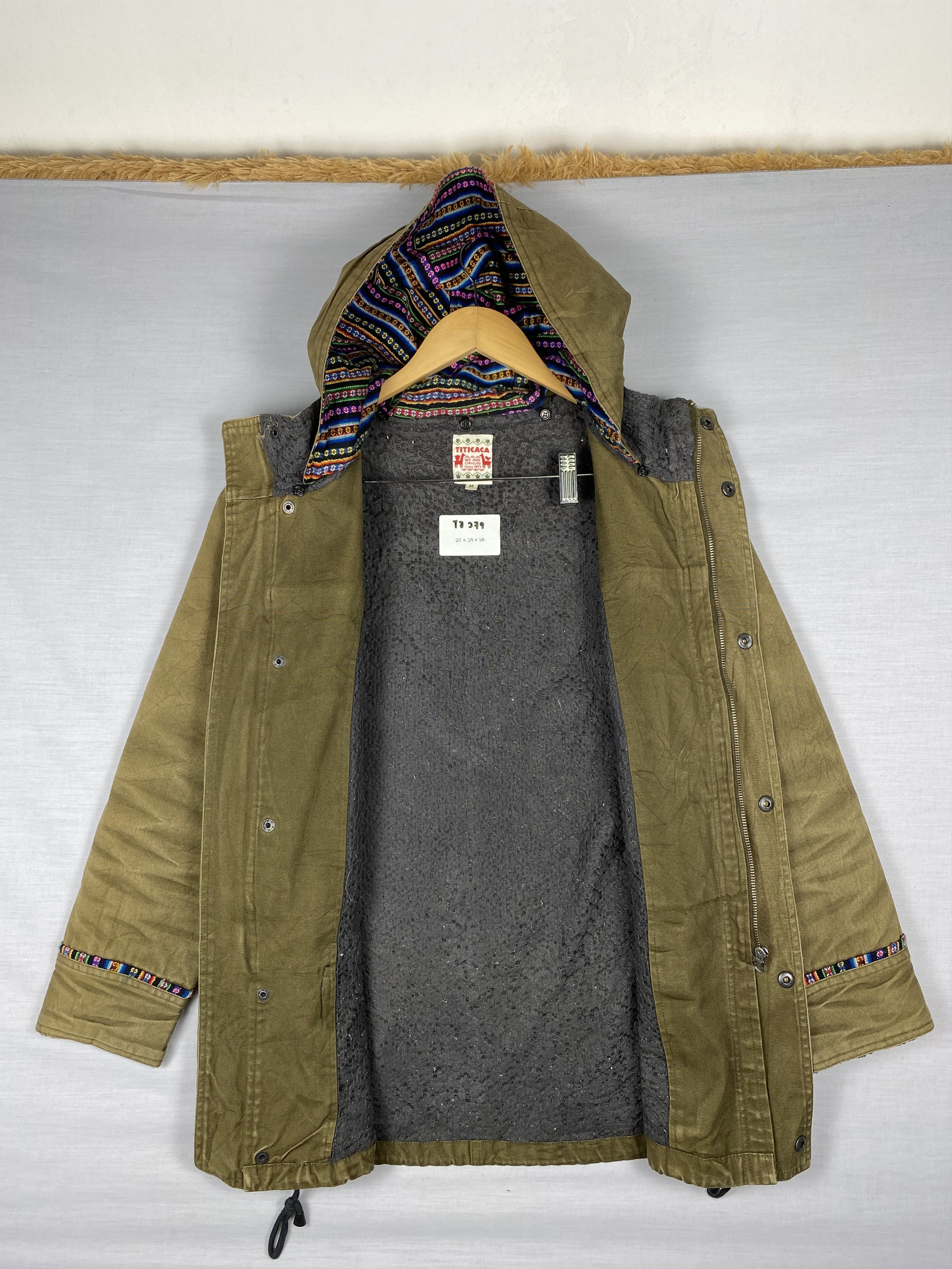 Japanese Brand Vintage Titicaca Hoodie Multi Pocket Tinder Trucker Jacket Size US M / EU 48-50 / 2 - 3 Thumbnail