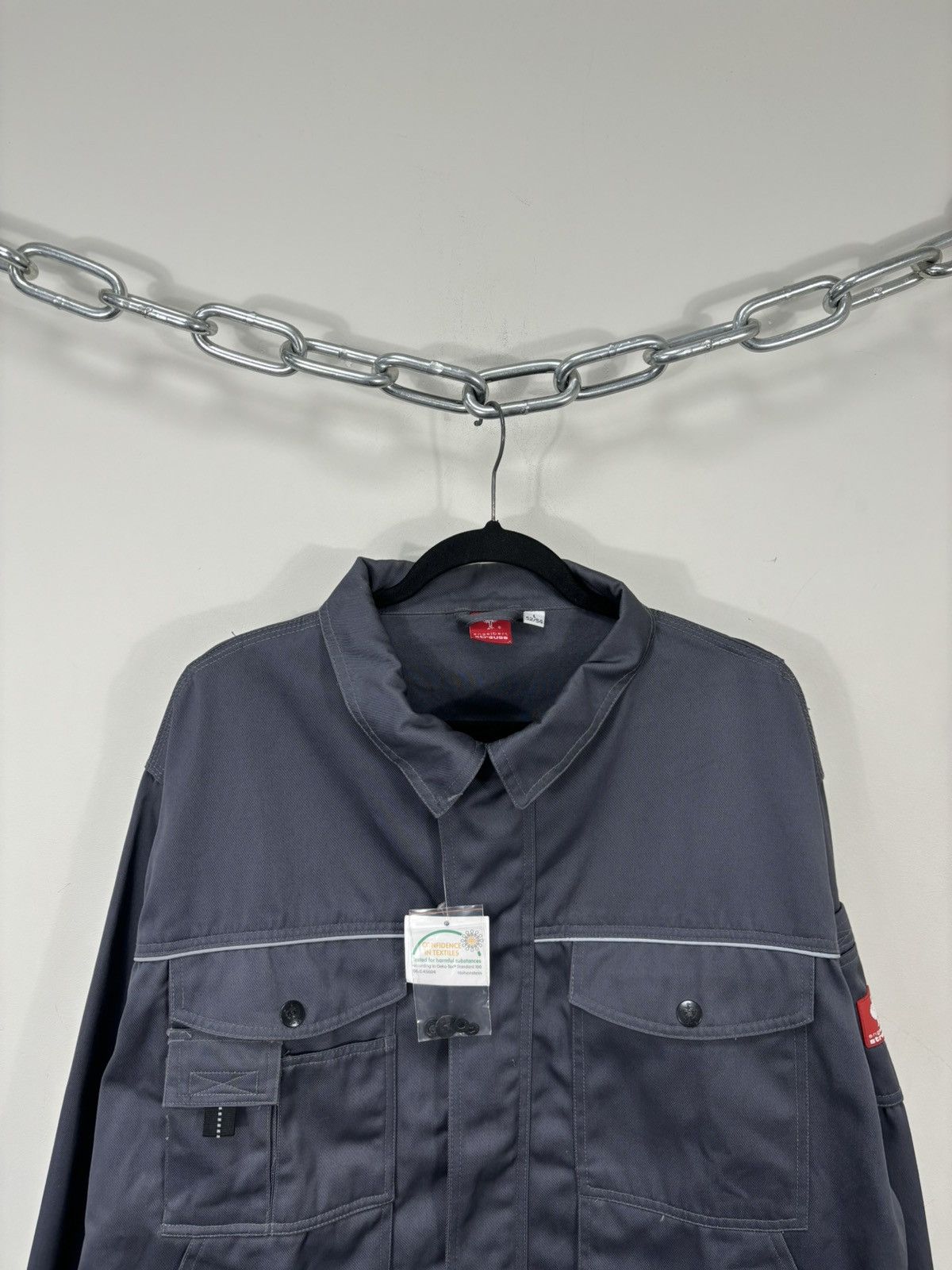 Other Engelbert Strauss Men’s NWT Gray Utility Workwear Jacket Size US L / EU 52-54 / 3 - 4 Thumbnail