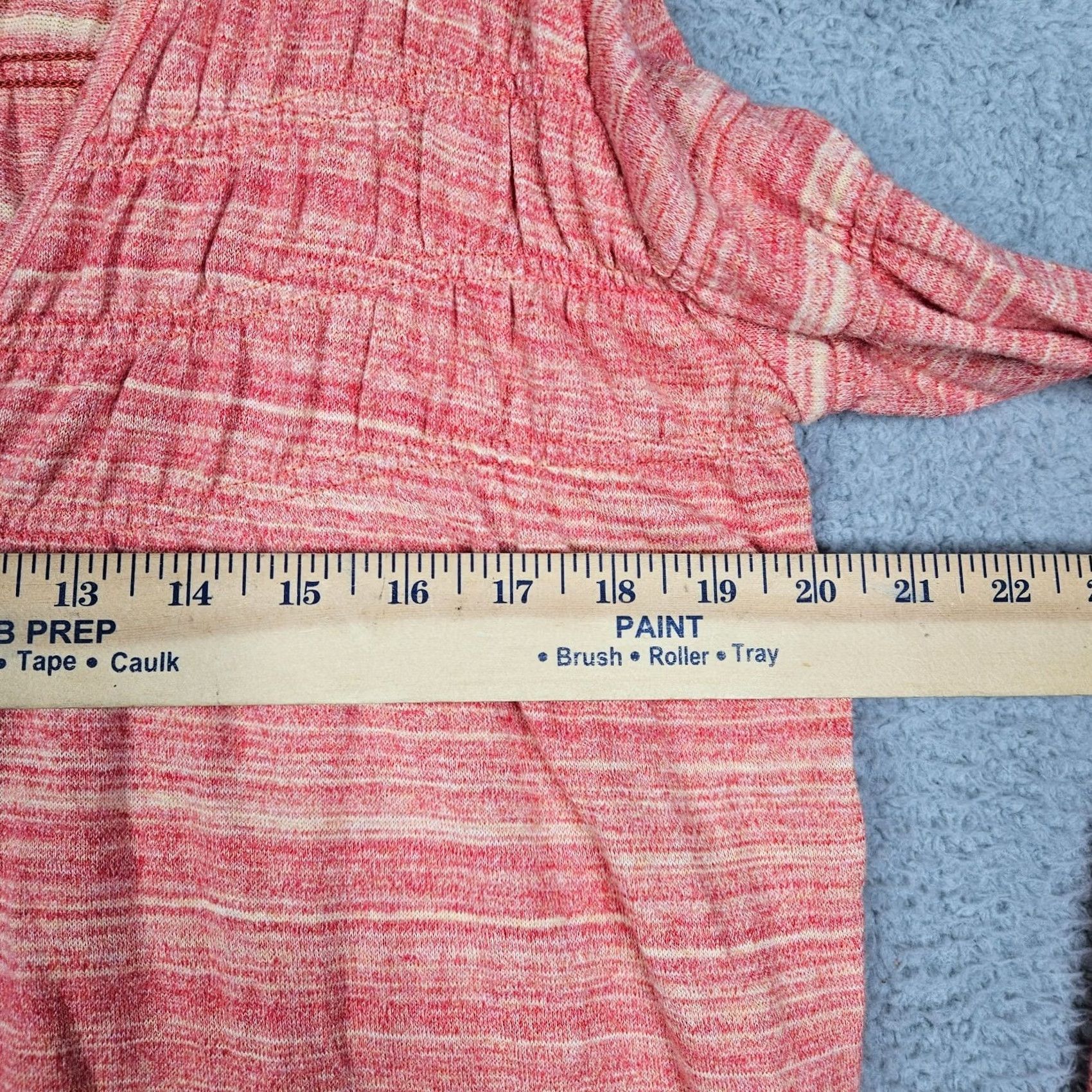 Vintage We The Free By Free People Peasant Top XS Orange Long sleeve Size XS / US 0-2 / IT 36-38 - 3 Thumbnail