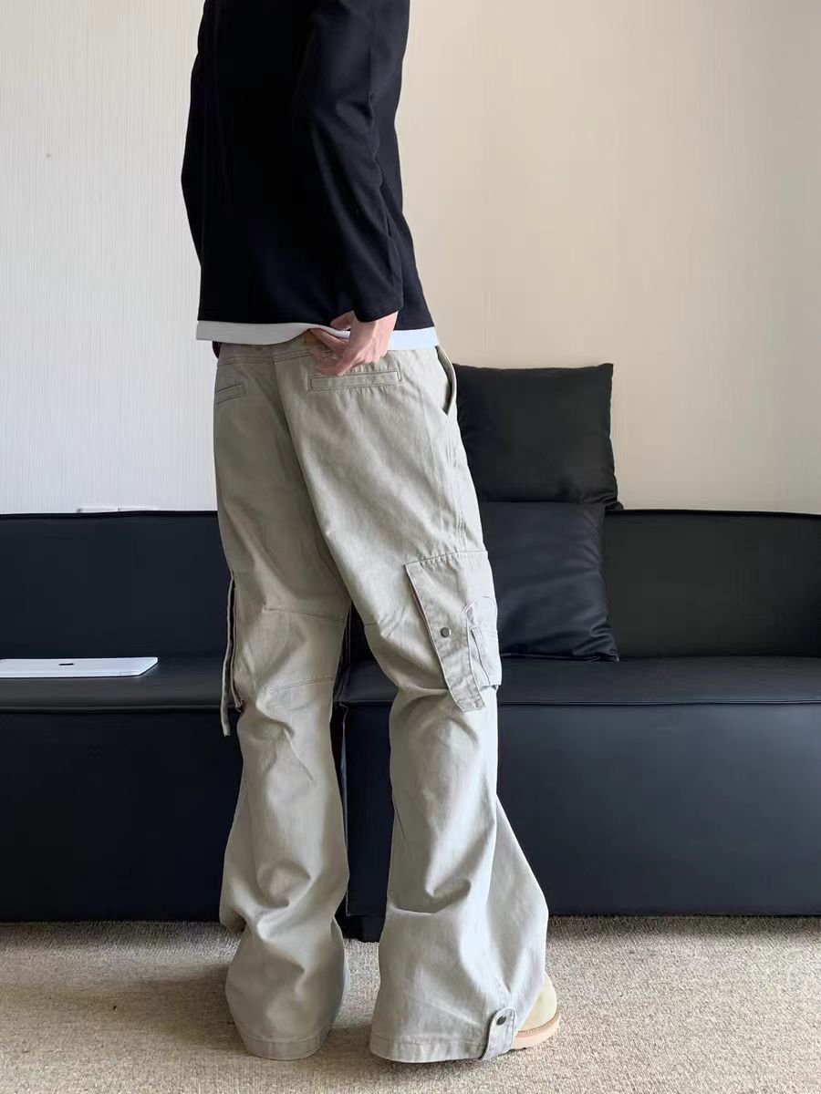 Japanese Brand × Jean Workwear Straight Pocket Washed Casual Jeans Size US 34 / EU 50 - 3 Thumbnail