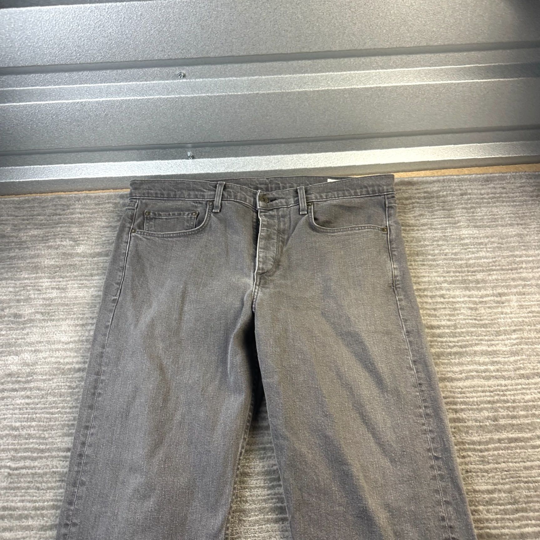 Rag & Bone Rag & Bone Jeans Mens 38x34 Gray Denim Slim Fit 2 Straight 5-Pocket Brand Rag & Bone Size 38 Inseam 34 Size US 38 / EU 54 - 3 Thumbnail