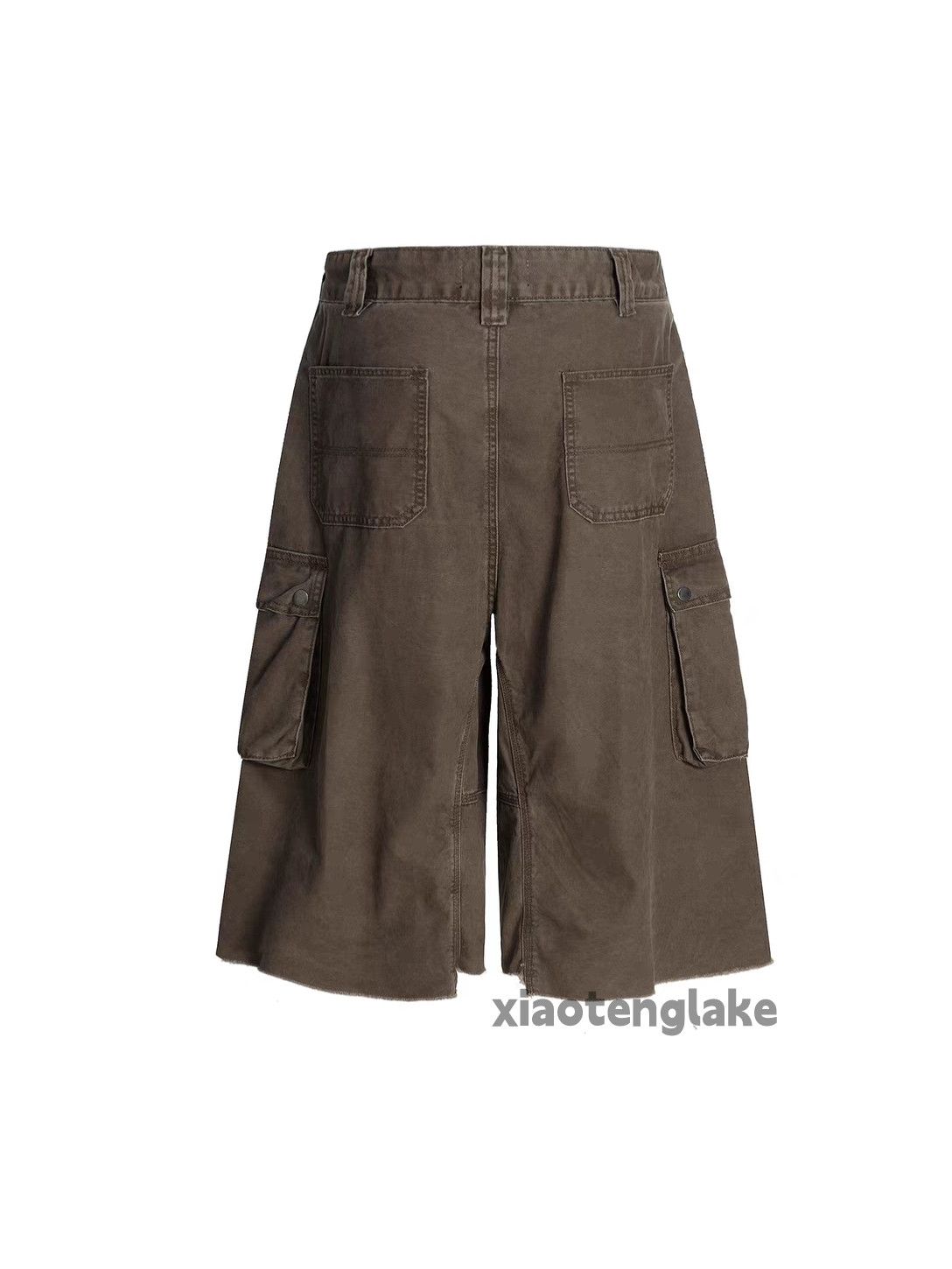 Designer Unisex utility loose baggy hiphop yuppie cargo shorts Size US 32 / EU 48 - 8 Thumbnail