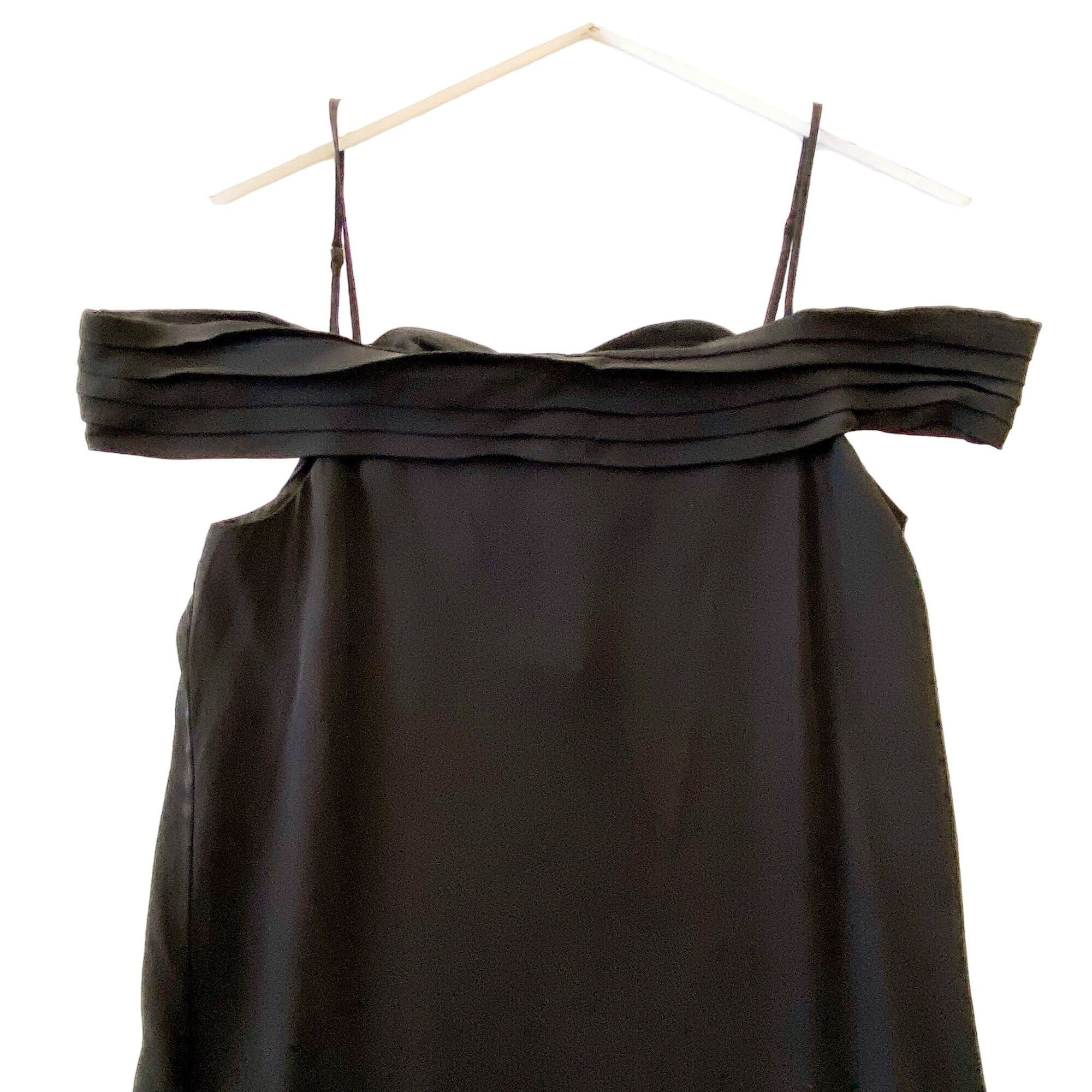 T by Alexander Wang T BY ALEXANDER WANG Black Silk Pleated Midi Dress, Size 4 Size S / US 4 / IT 40 - 6 Thumbnail