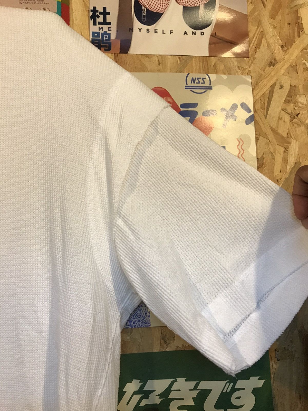 GU × Japanese Brand × Undercover Gu X Undercover White Thermal Tee Shirt Size US M / EU 48-50 / 2 - 6 Thumbnail