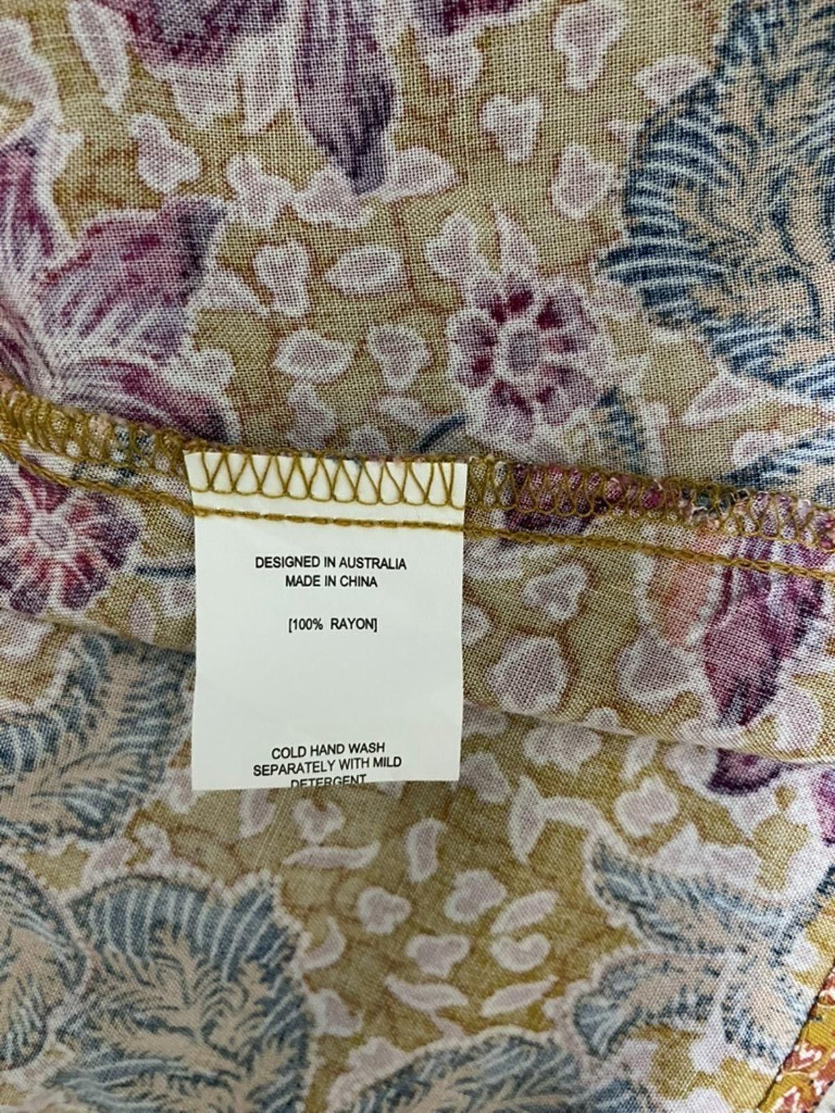 Other PETAL & PUP Flowy Floral Top in Mustard Yellow (SMALL) Size S / US 4 / IT 40 - 7 Thumbnail