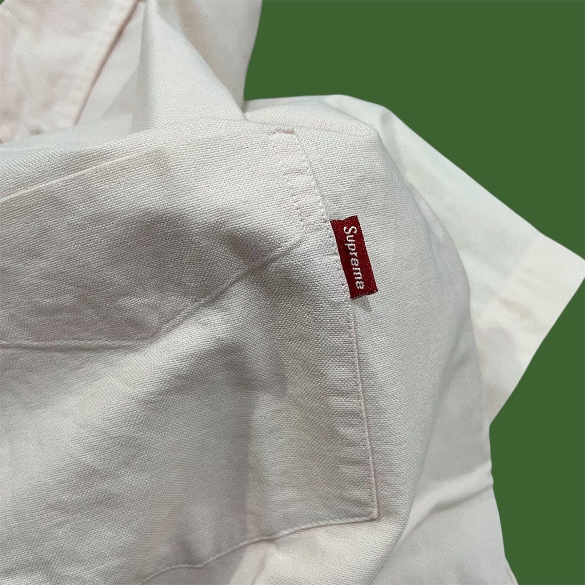 Supreme × Vintage Supreme Loose Fit Oxford S/S Shirt Pink Size US M / EU 48-50 / 2 - 3 Thumbnail