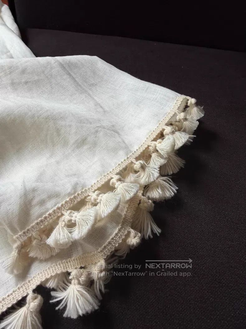 Valentino Valentino Linen embroidered long-sleeved shirt Size S / US 4 / IT 40 - 7 Thumbnail