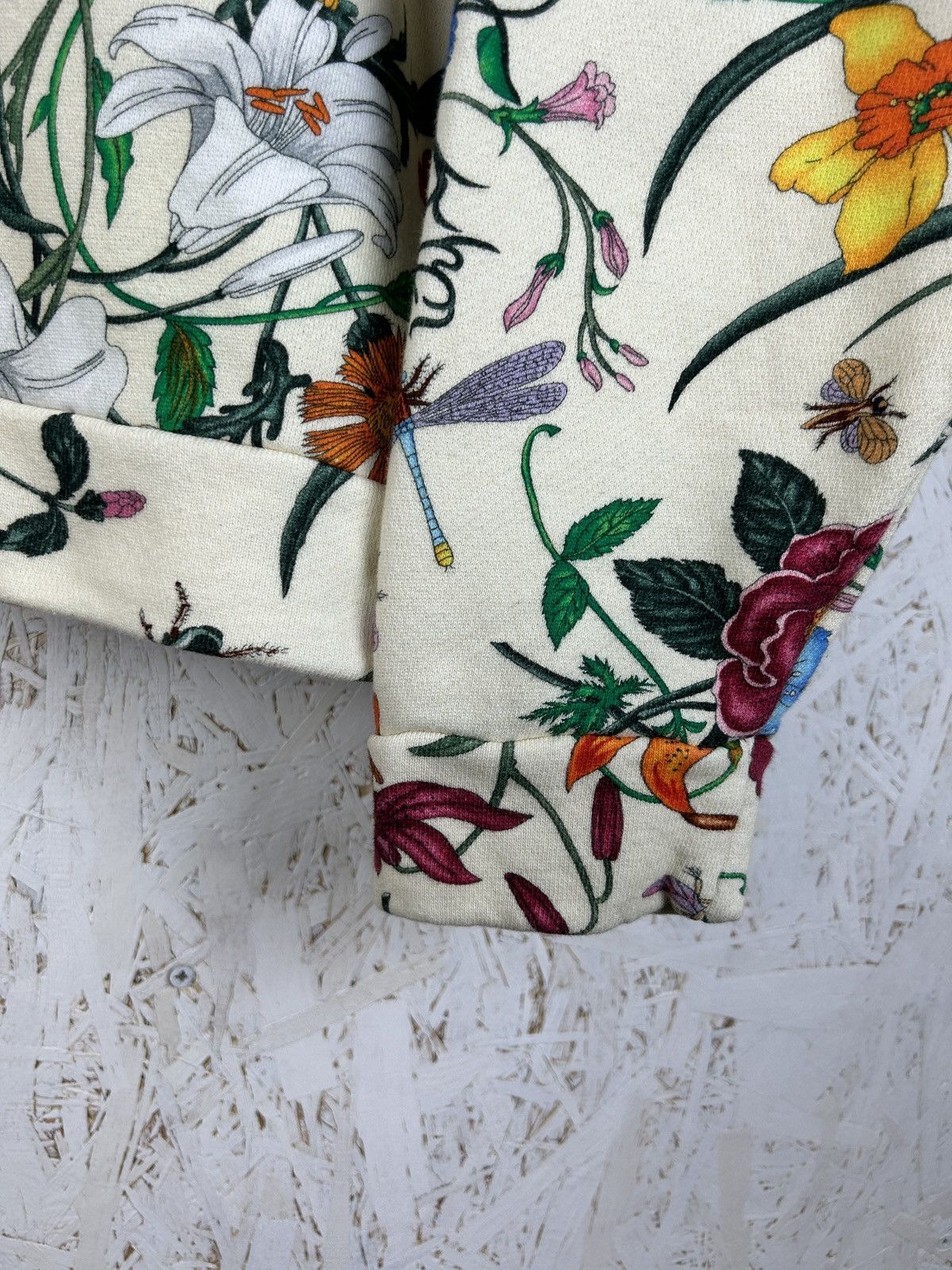 Gucci Gucci Floral Print Cotton Sweatshirt Crewneck XS Size XS / US 0-2 / IT 36-38 - 3 Thumbnail